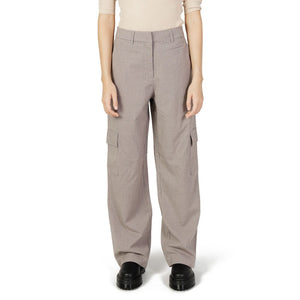 Beige Polyesterhose