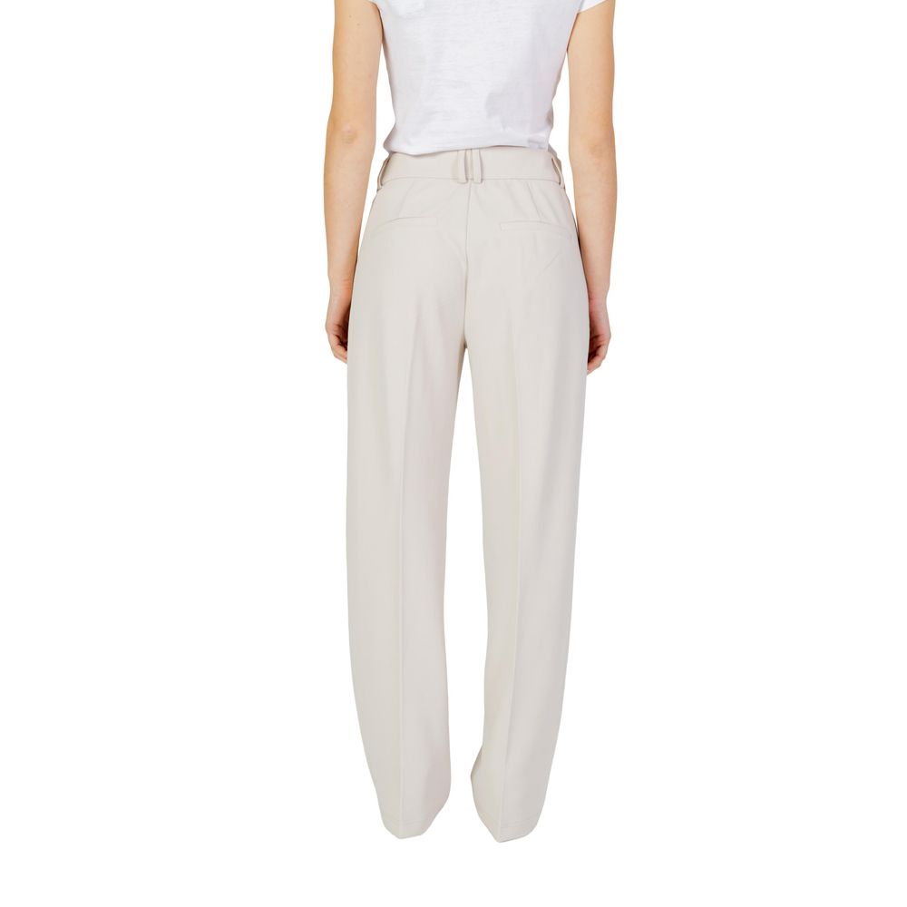 Beige Polyesterhose