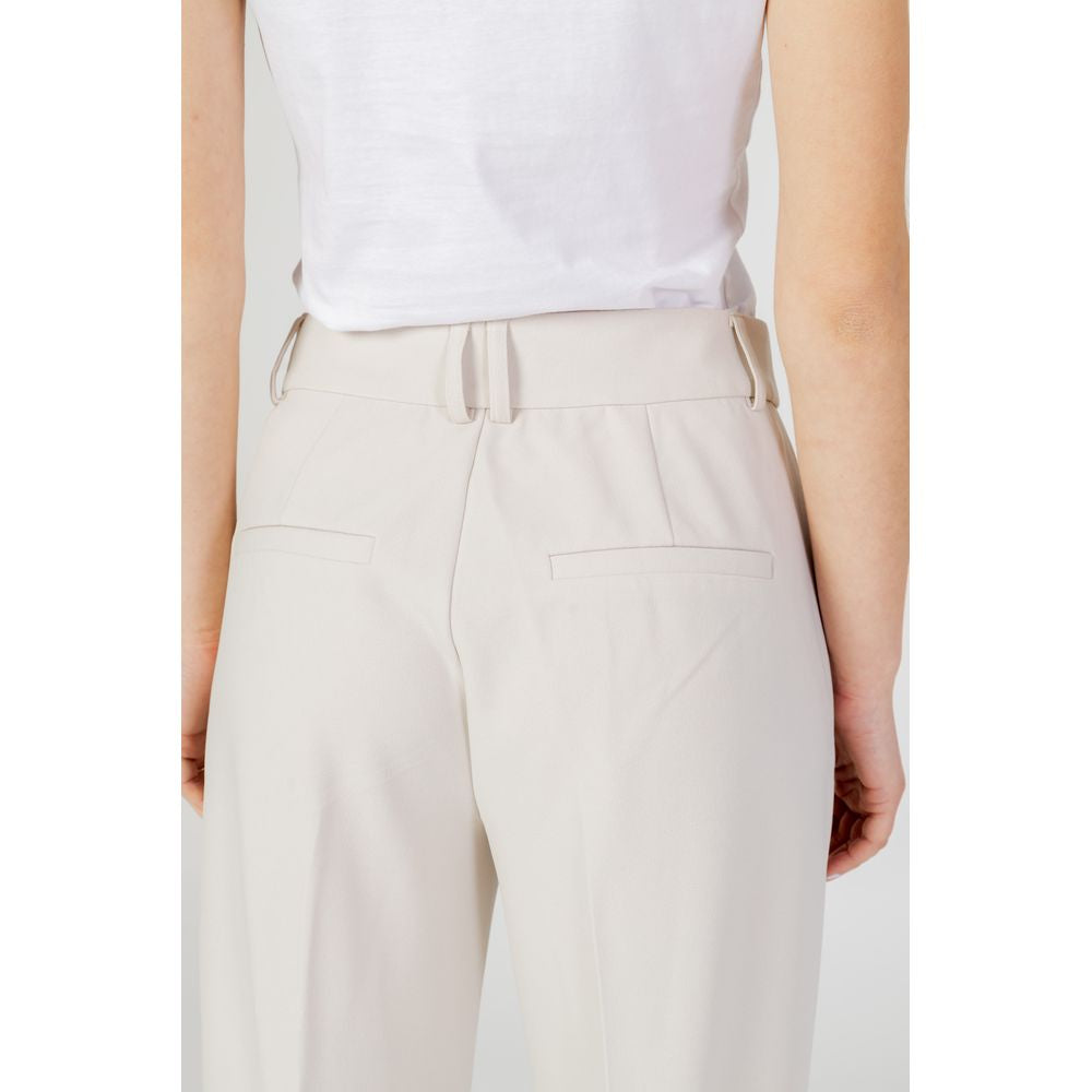 Beige Polyesterhose