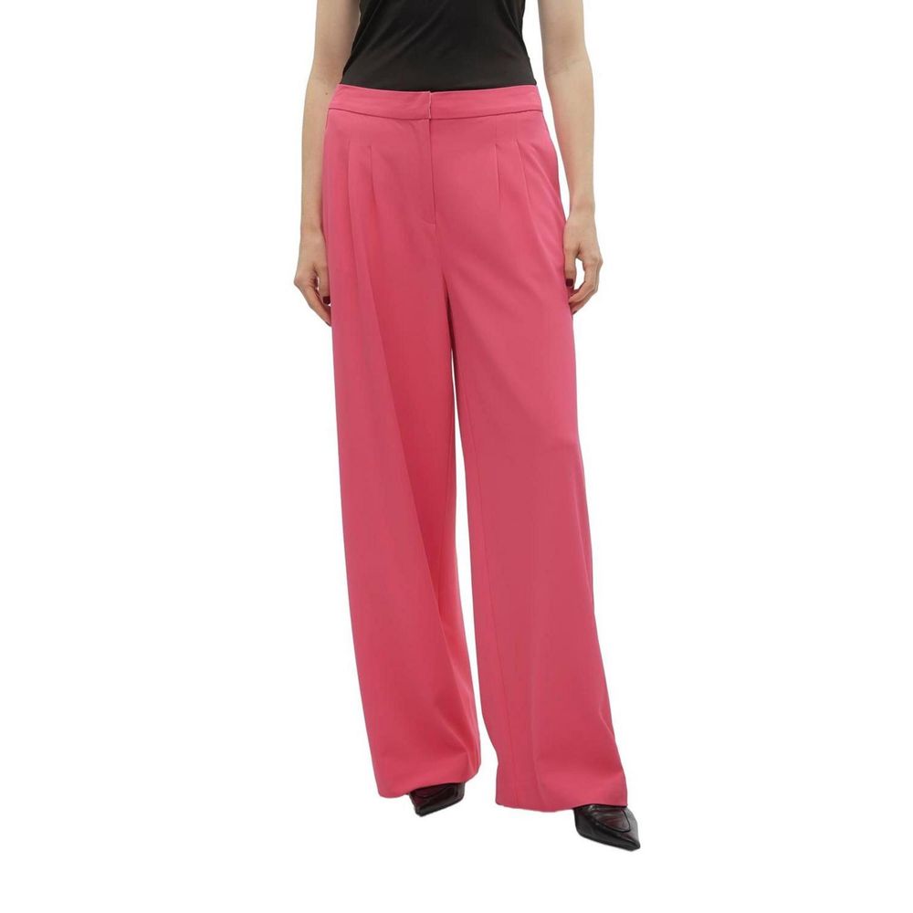 Rosa Polyesterhose