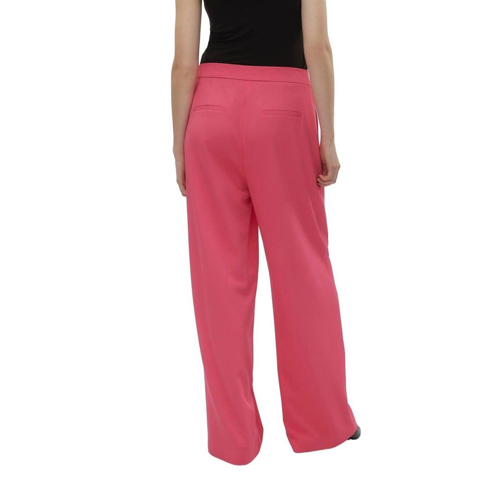 Rosa Polyesterhose