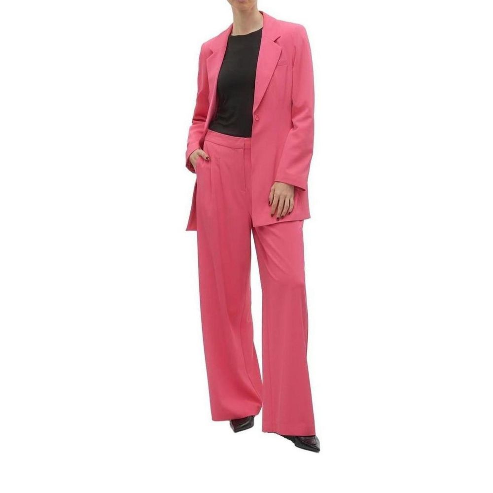 Rosa Polyesterhose