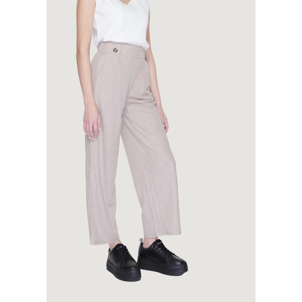 Graue Viskosehose