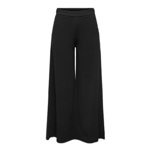 Schwarze Hose aus recyceltem Polyester