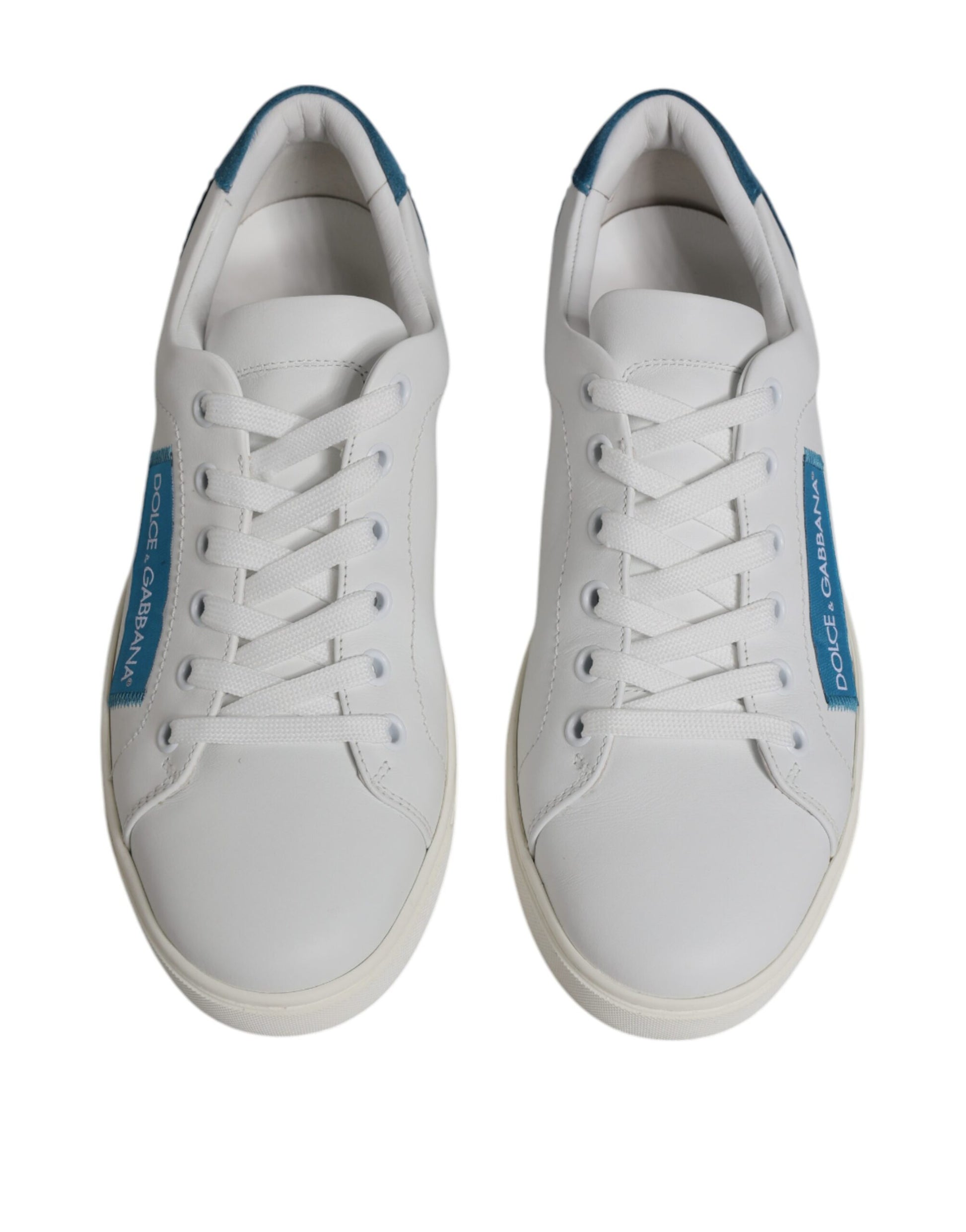 Weiße Londoner Sneakers aus Kalbsleder