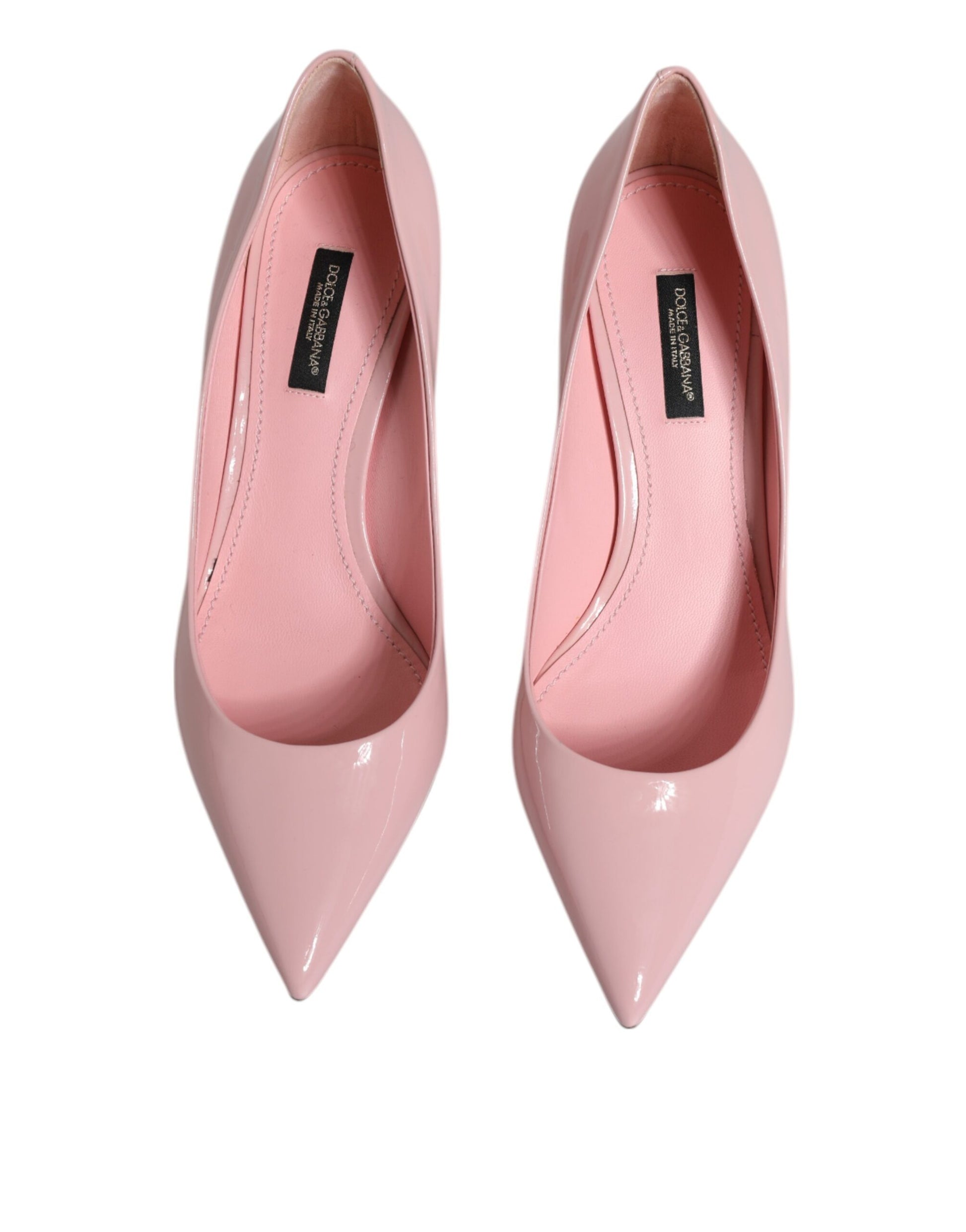 Hellrosa Lackleder Heels Pumps Schuhe