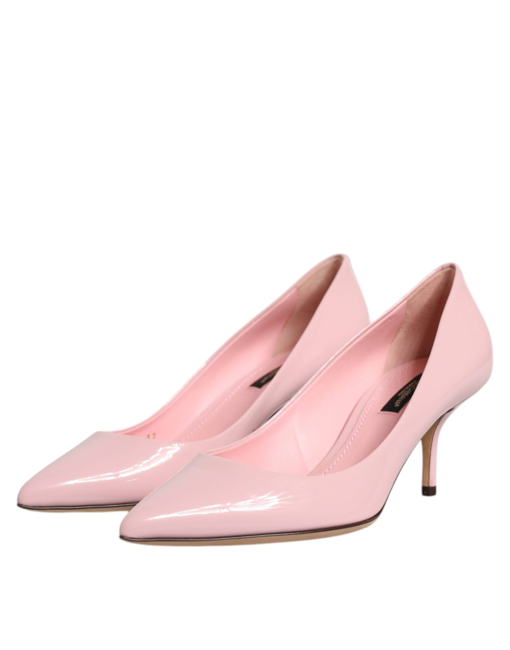 Hellrosa Lackleder Heels Pumps Schuhe
