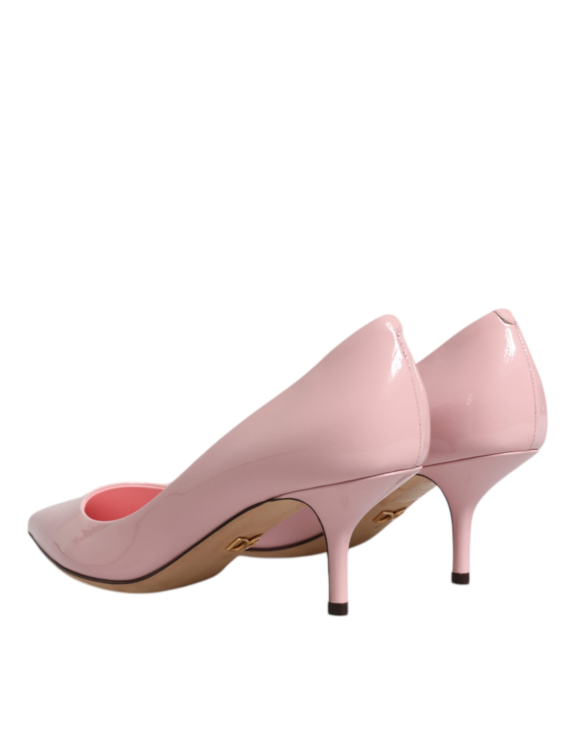 Hellrosa Lackleder Heels Pumps Schuhe