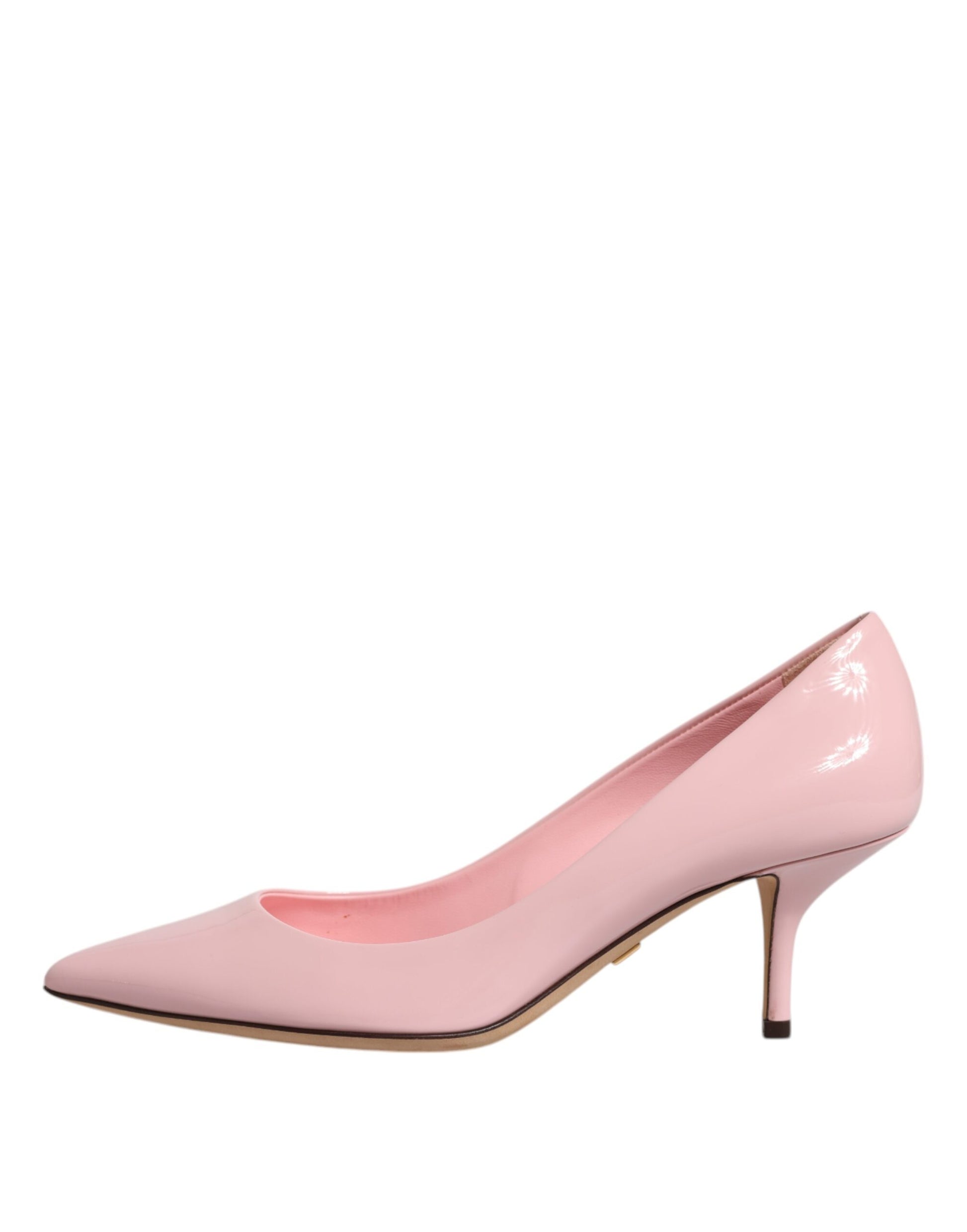 Hellrosa Lackleder Heels Pumps Schuhe