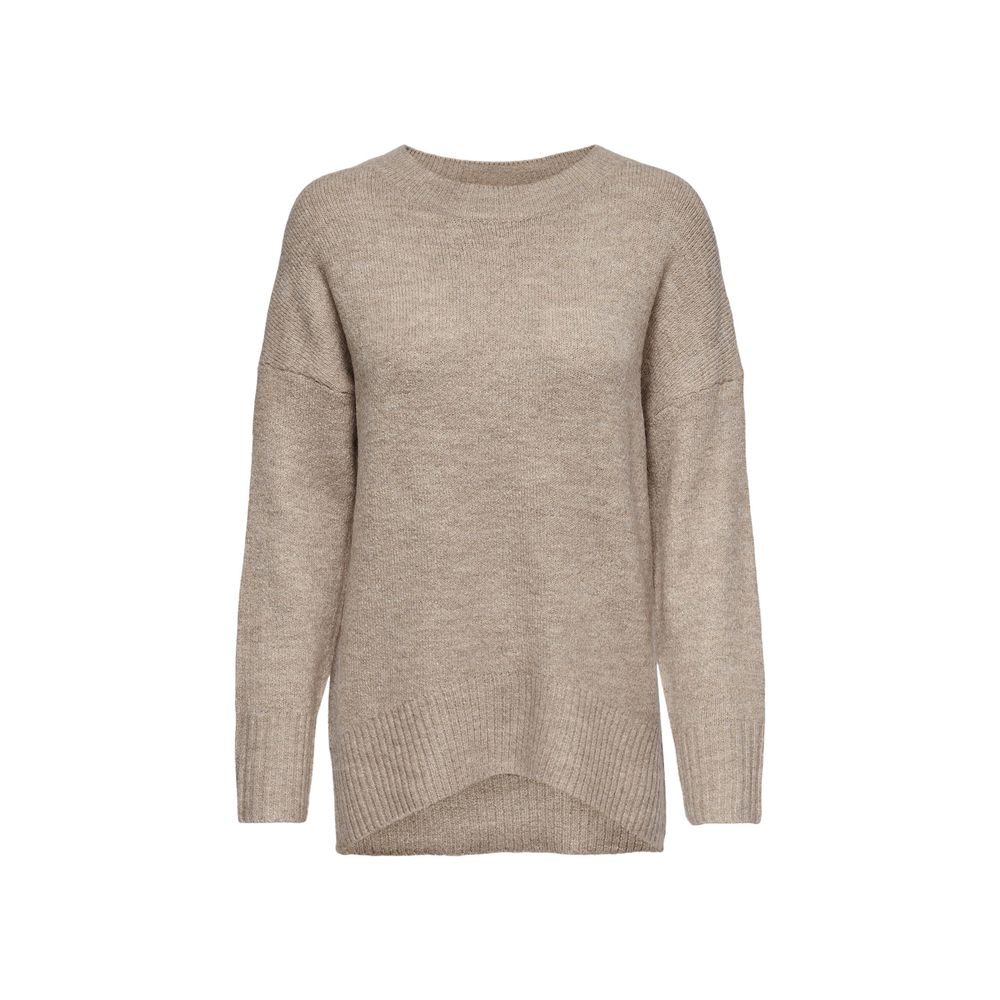 Beiger Marabu-Pullover