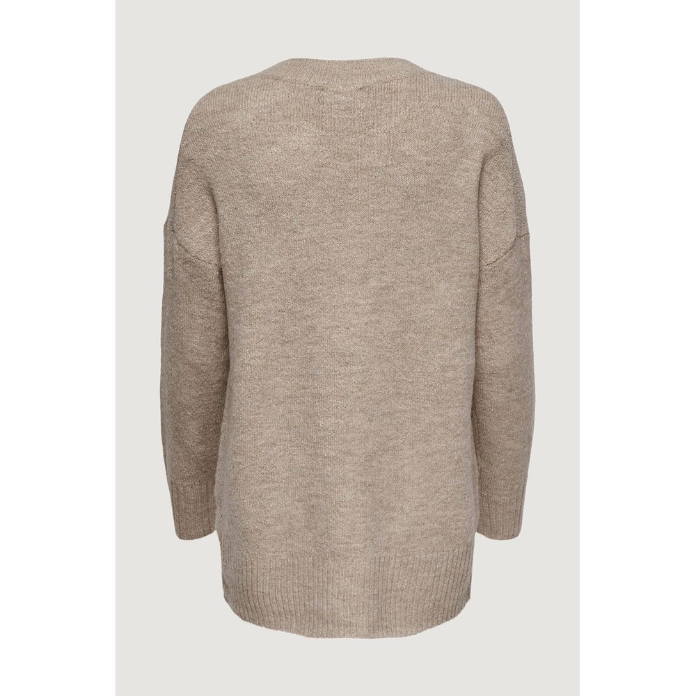 Beiger Marabu-Pullover