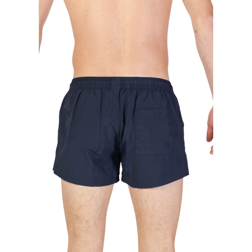 Blaue Polyester-Badeshorts
