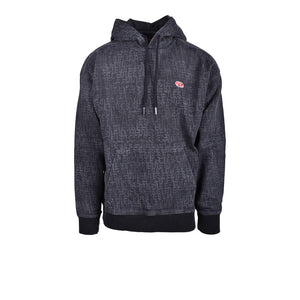 Grauer Kapuzenpullover aus Baumwolle