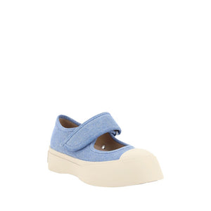 Mary-Jane-Sneaker aus Denim