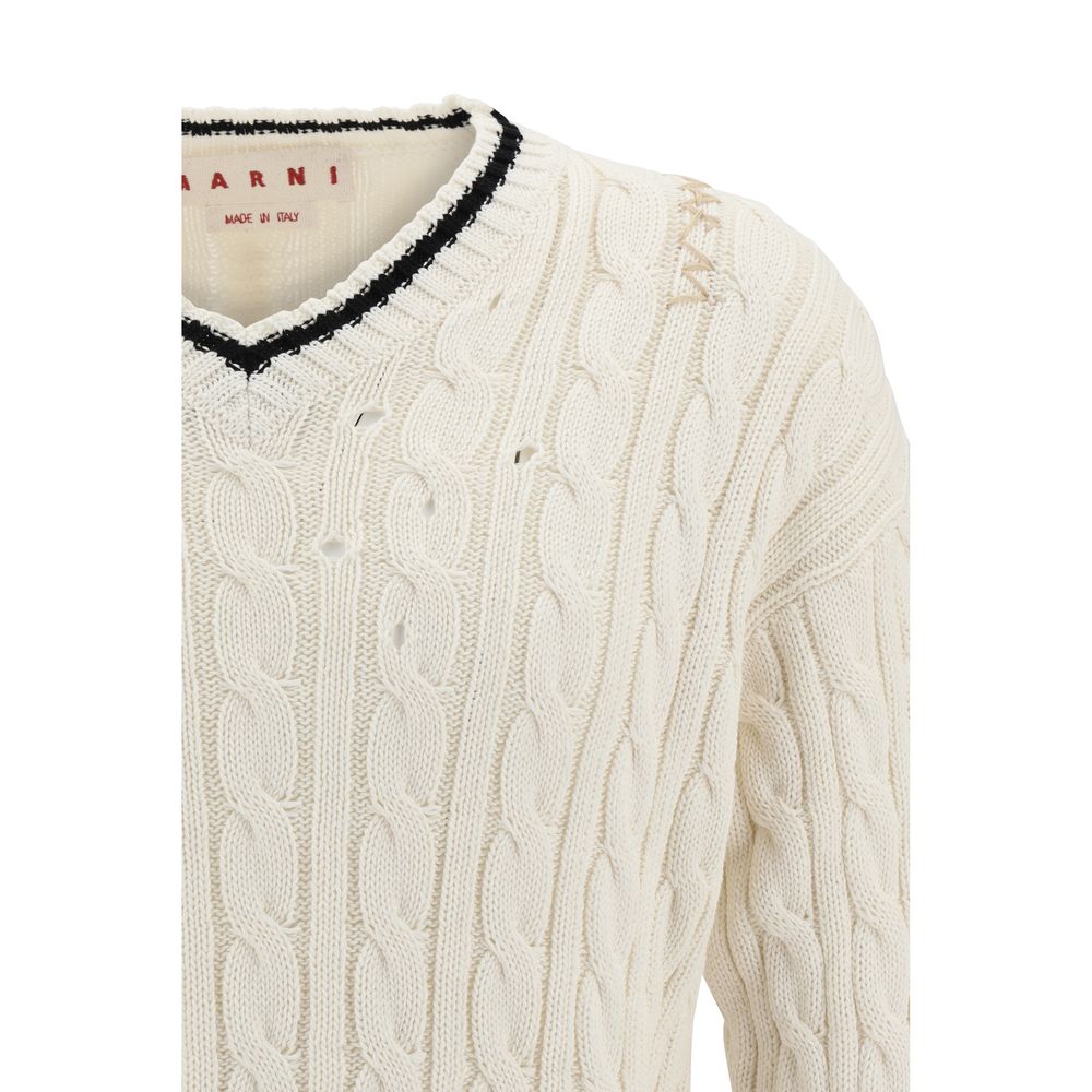 Pullover mit V-Ausschnitt