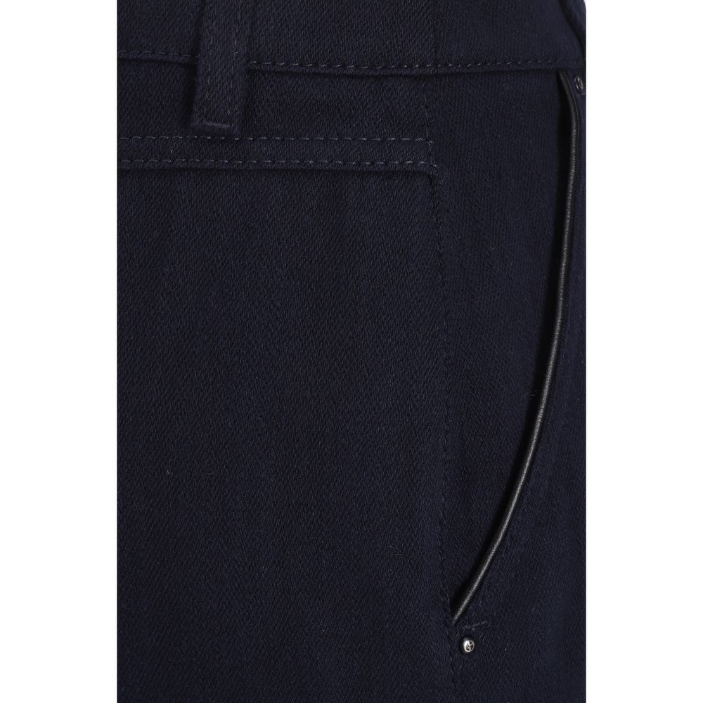 Blauer Baumwollrock