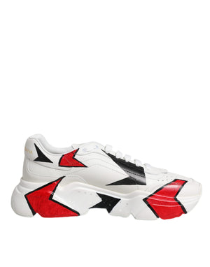 Weiße Daymaster Handbemalte Sneakers