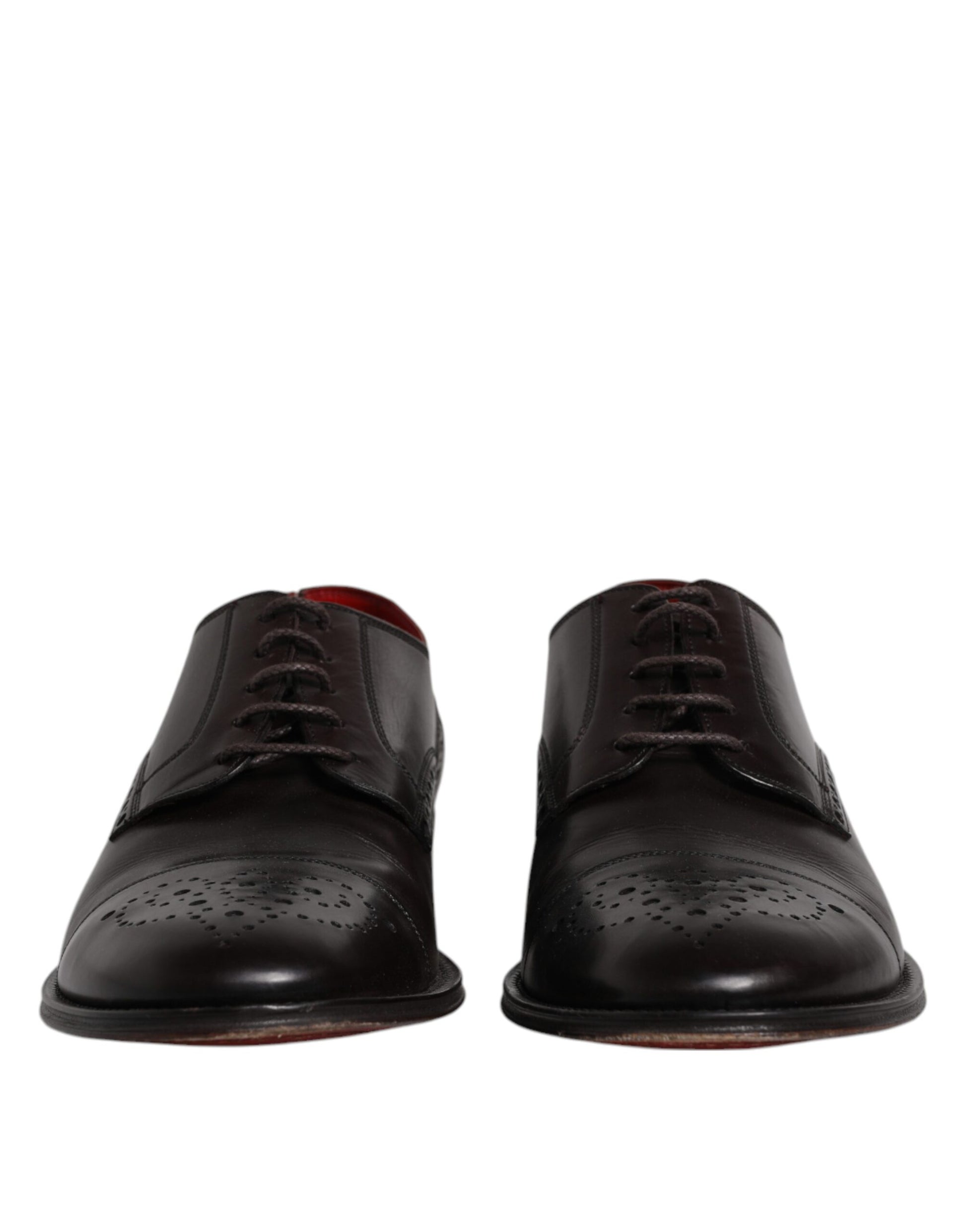 Schwarze Derby-Schuhe aus Kalbsleder für Herren