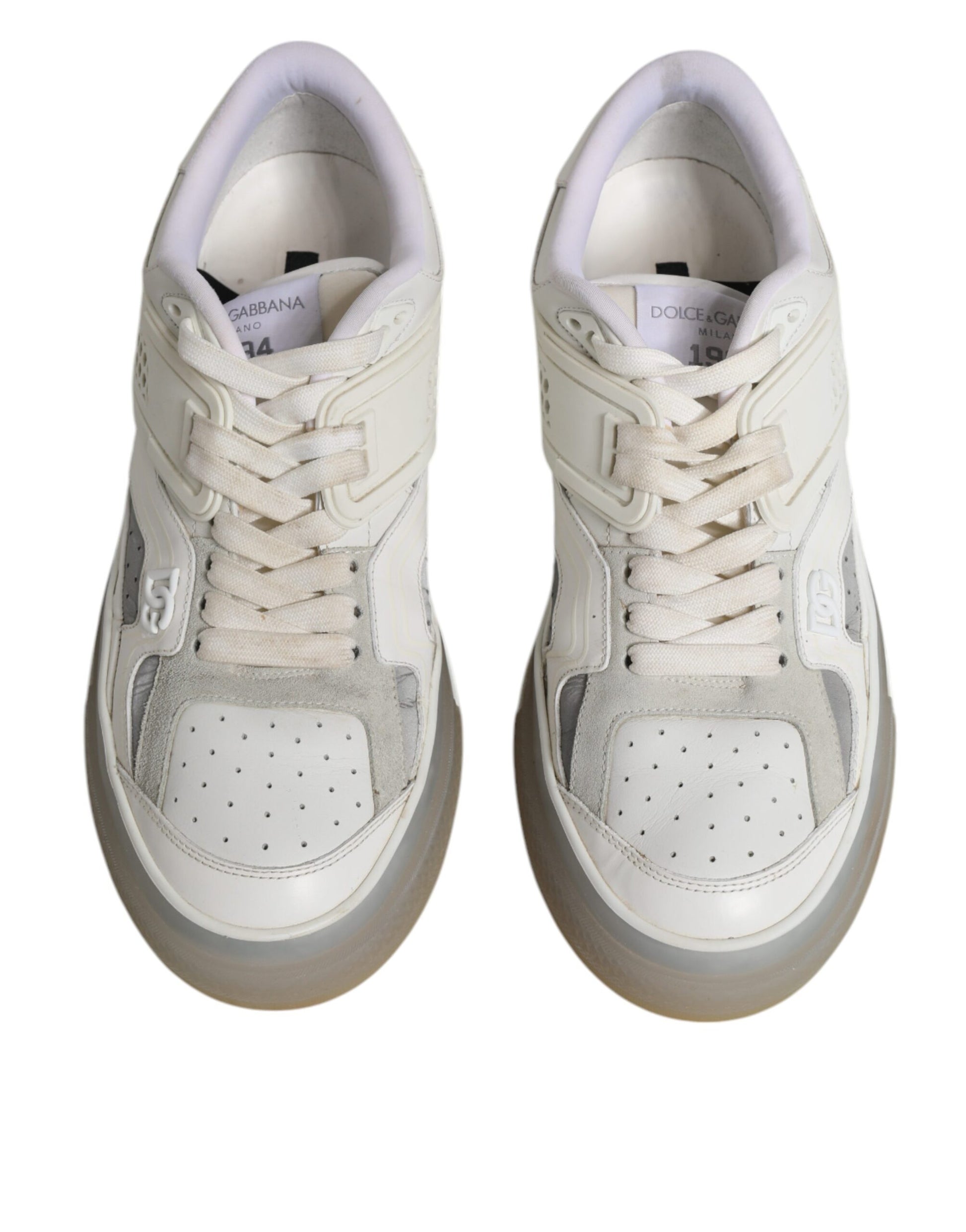 Weiße DG Logo CUSTOM 2.Zero Sneakers Schuhe