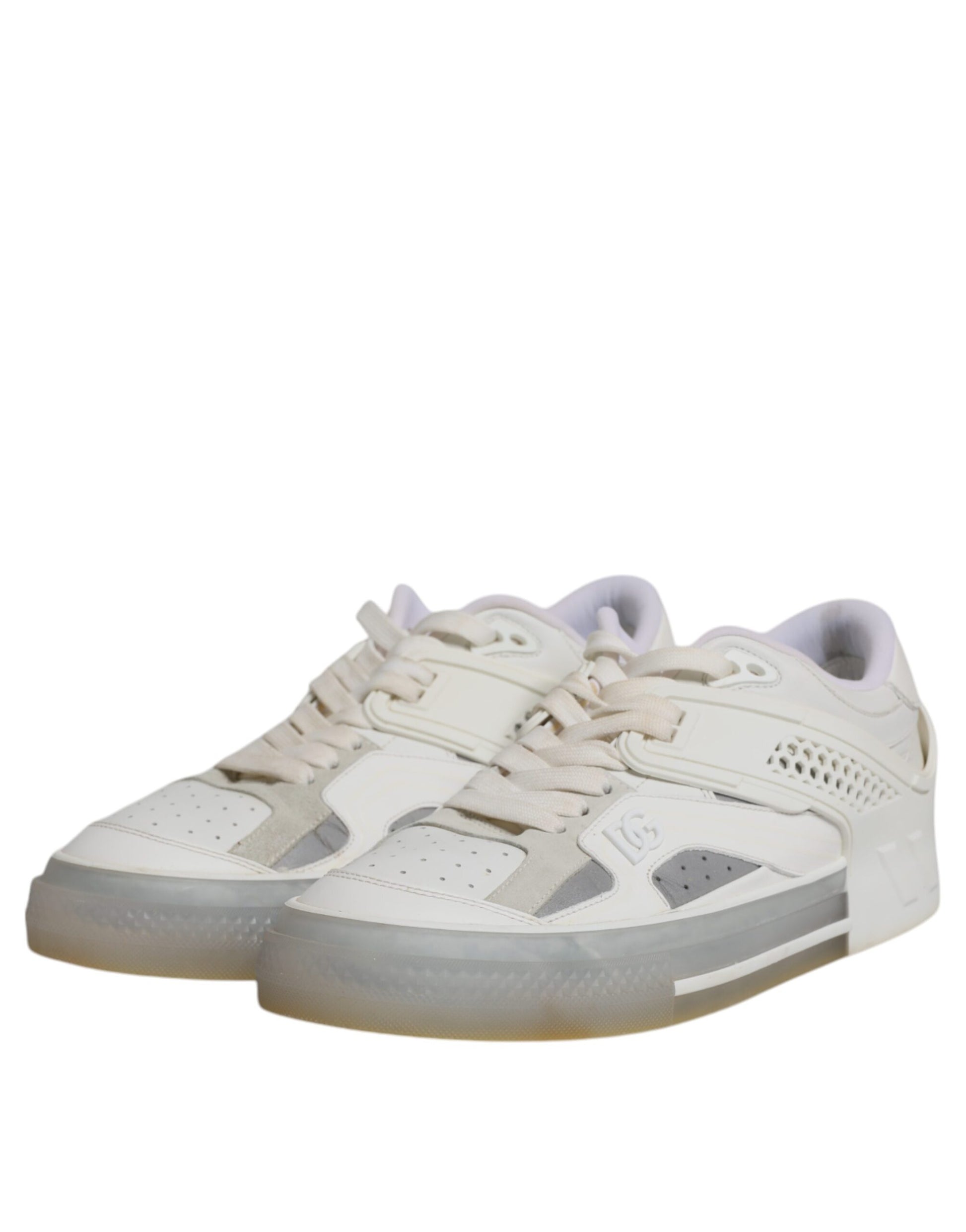 Weiße DG Logo CUSTOM 2.Zero Sneakers Schuhe