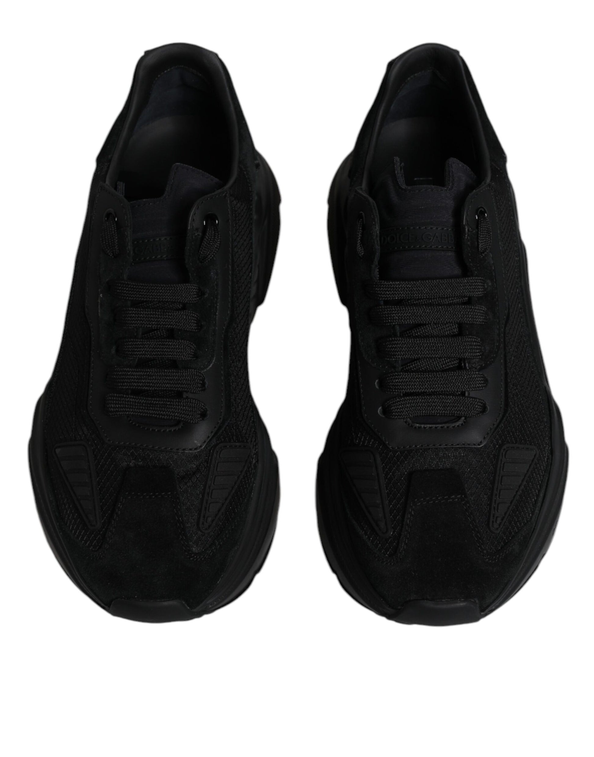 Schwarze Daymaster Low Top Sneakers aus Leder