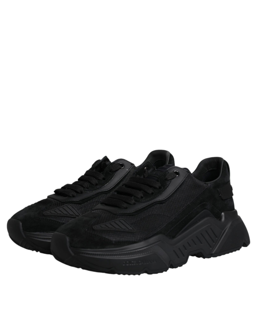Schwarze Daymaster Low Top Sneakers aus Leder