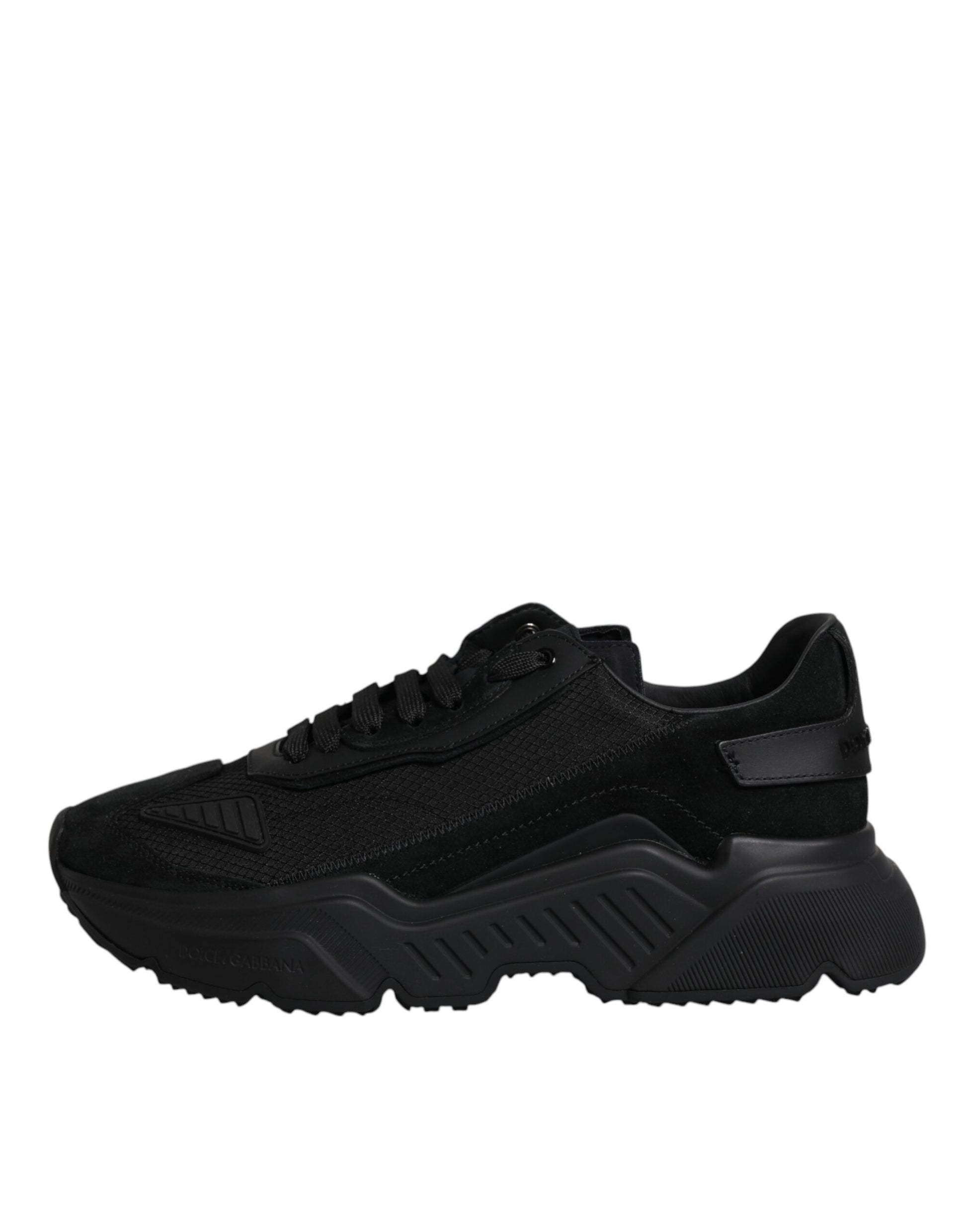 Schwarze Daymaster Low Top Sneakers aus Leder