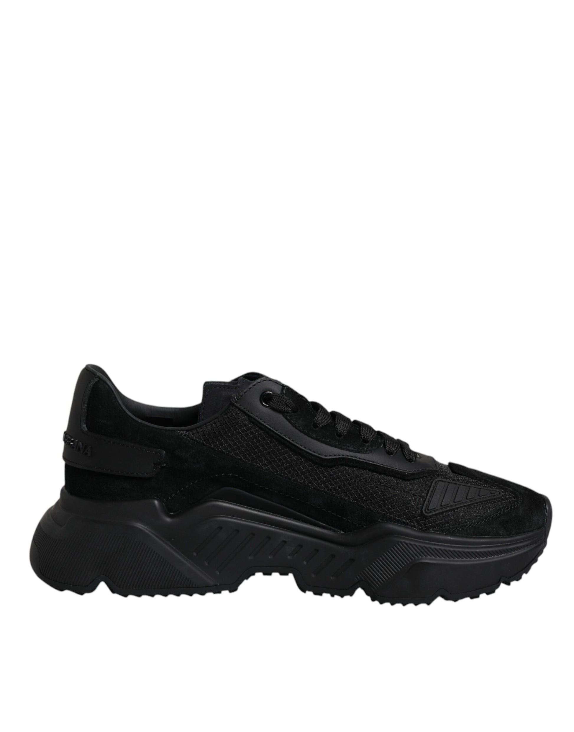 Schwarze Daymaster Low Top Sneakers aus Leder