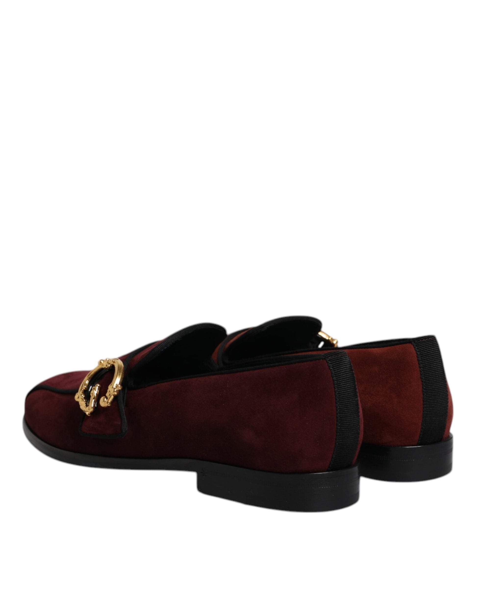 Bordeaux Wildleder Loafer Formelle Herren Abendschuhe