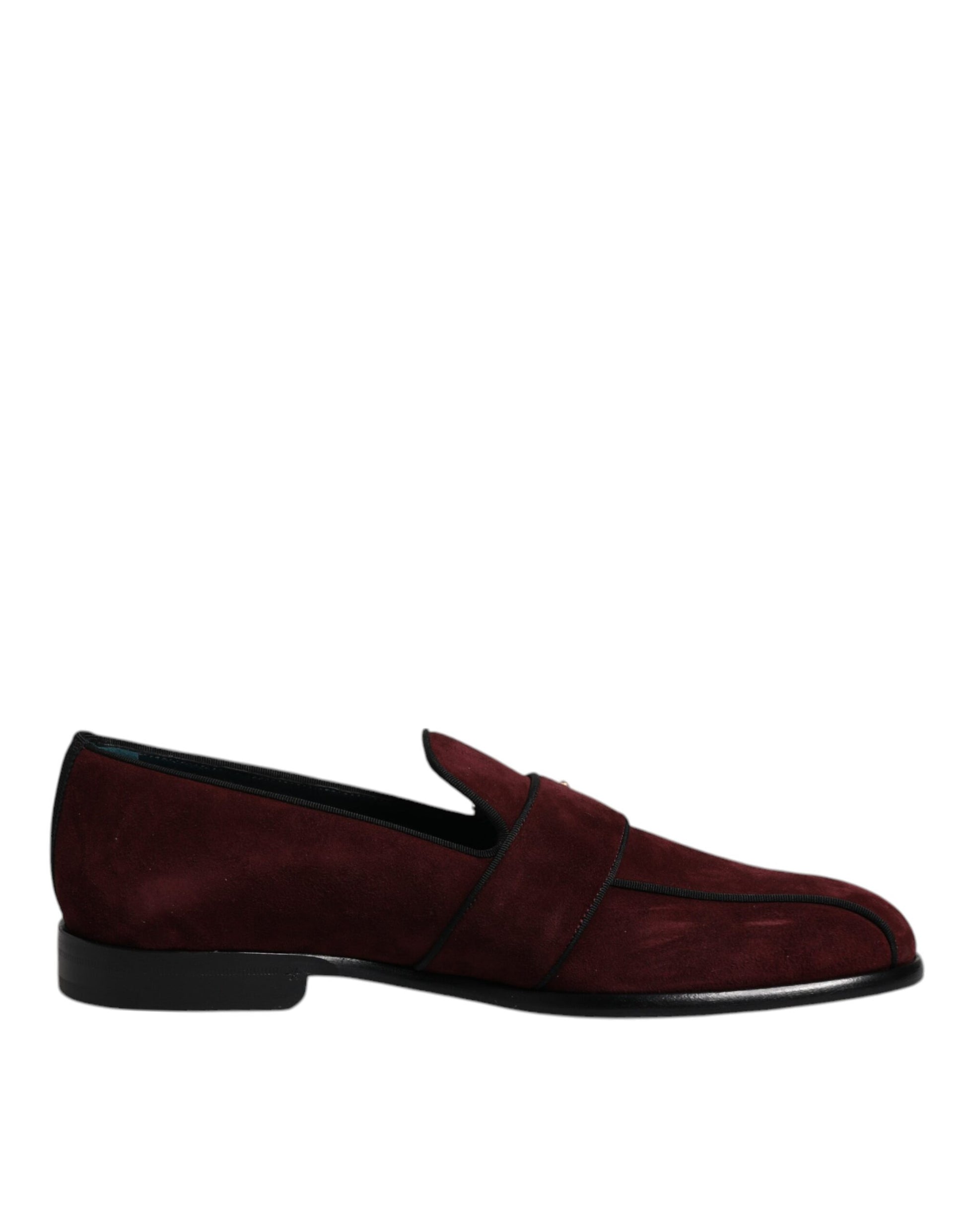 Bordeaux Wildleder Loafer Formelle Herren Abendschuhe