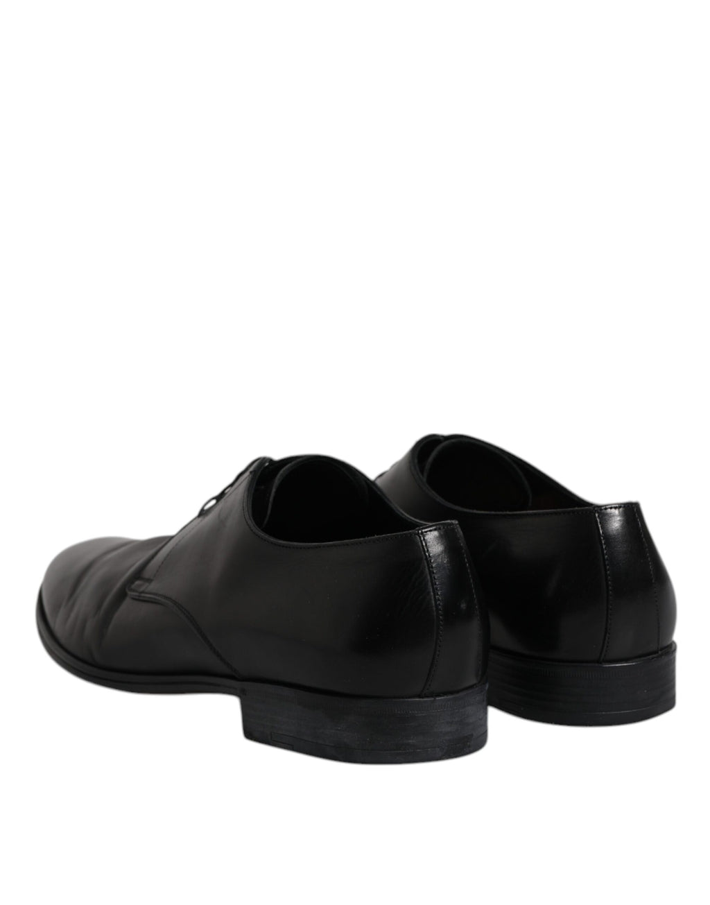 Schwarze Derby-Schuhe aus Lackleder für Herren