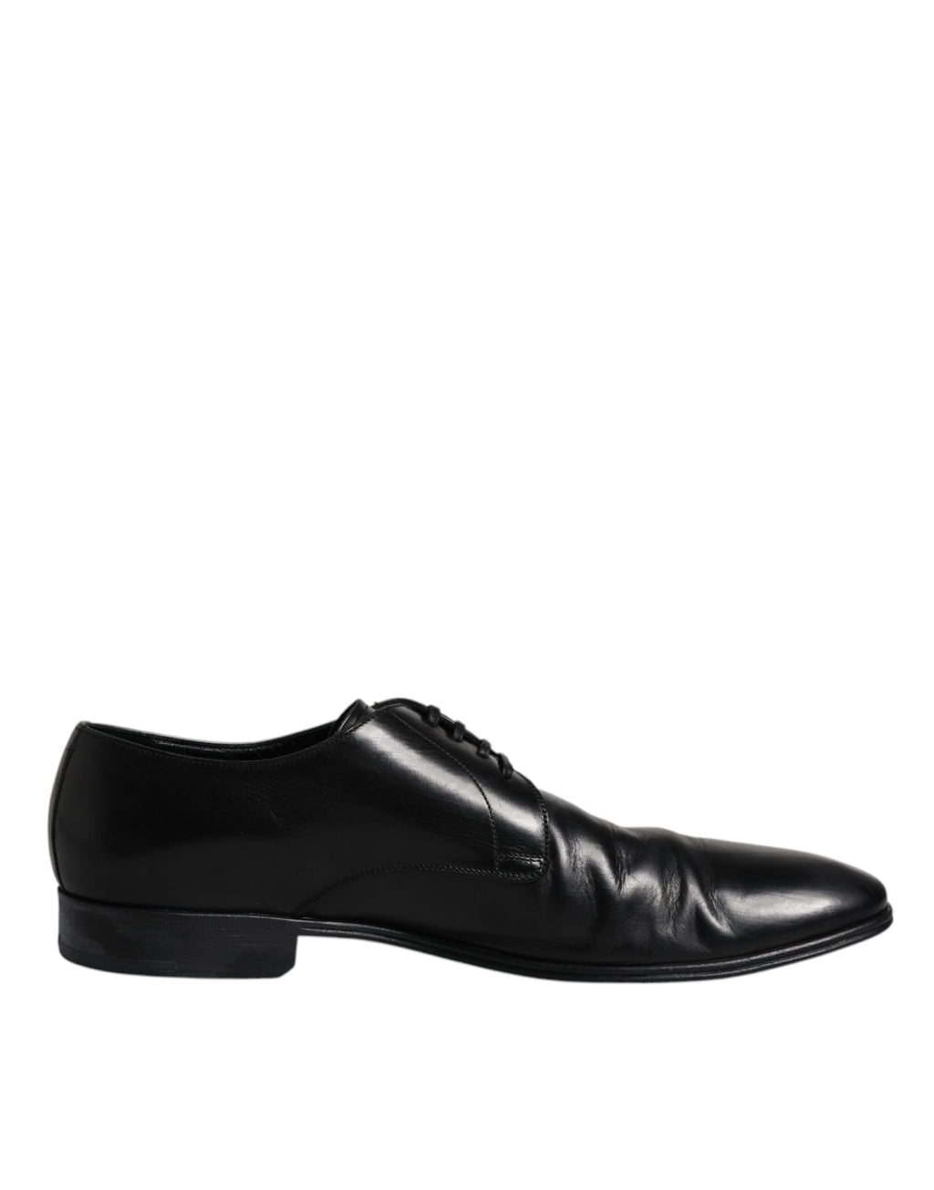 Schwarze Derby-Schuhe aus Lackleder für Herren