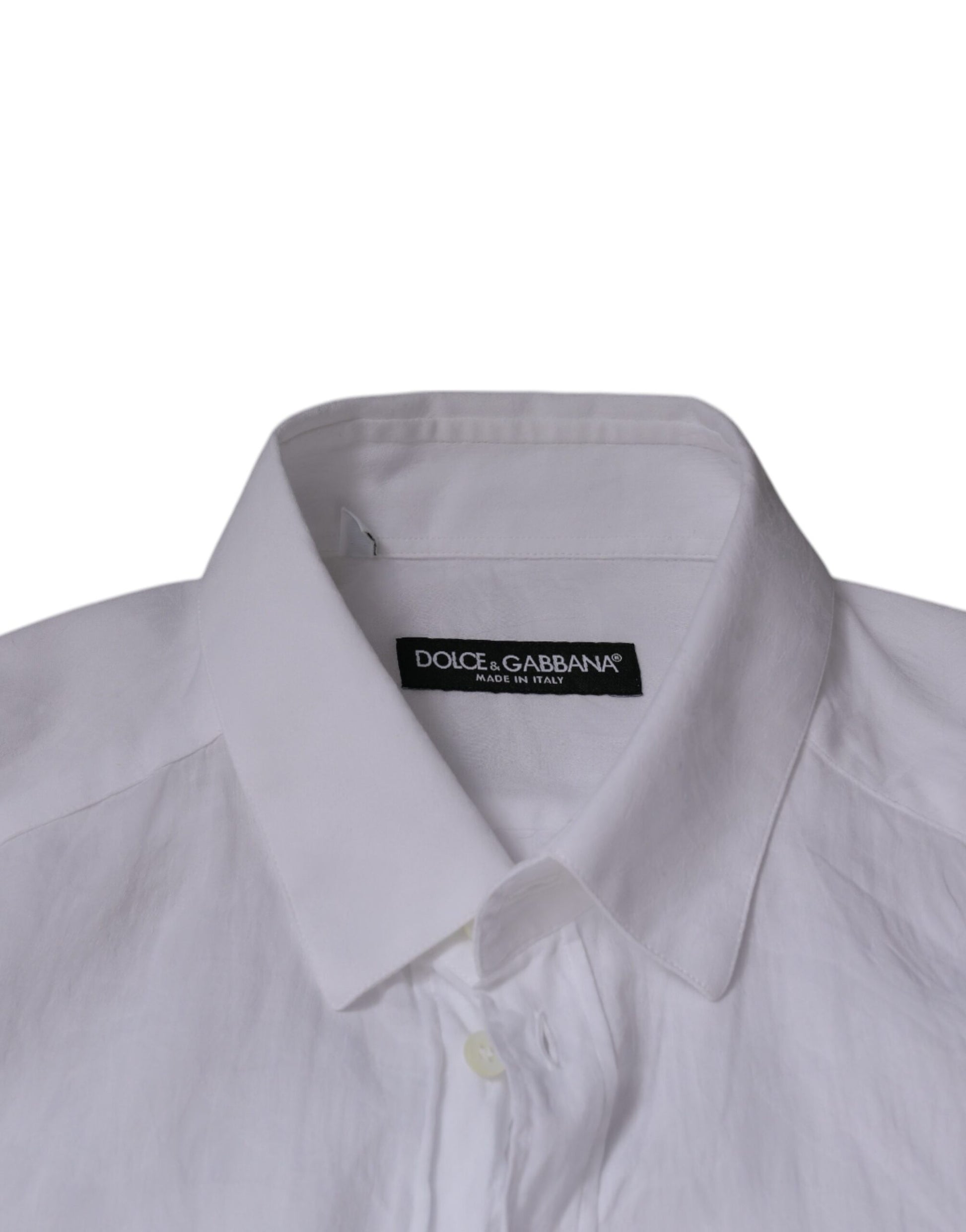 Weißes Slim Fit Herrenhemd aus Baumwolle