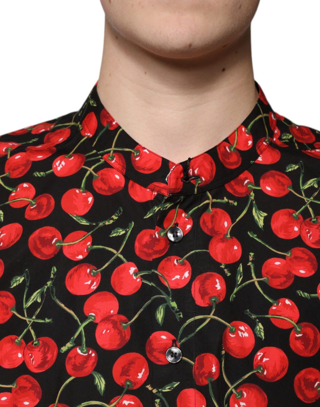 Black Cherry Freizeithemd aus Baumwolle mit Knopfleiste