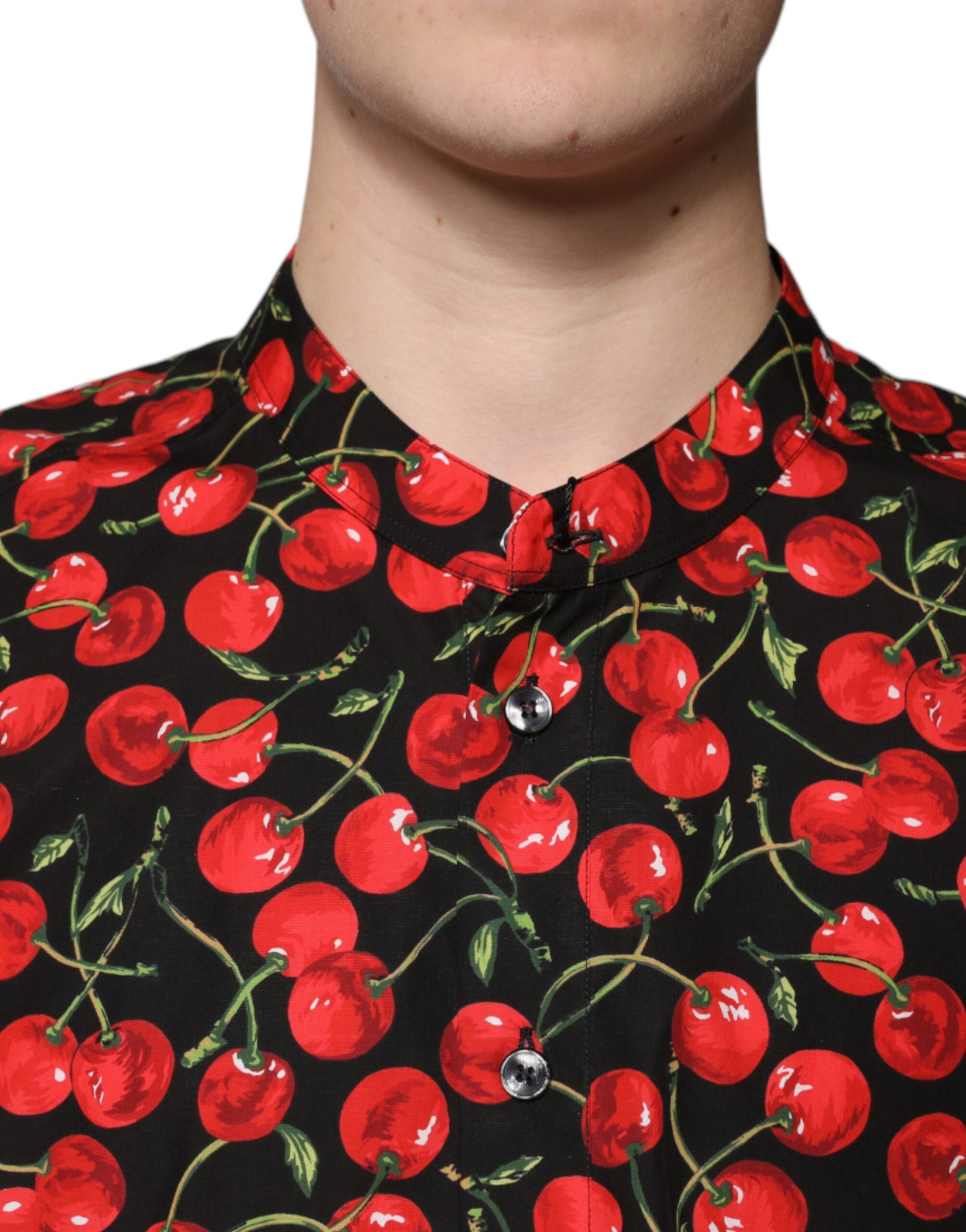 Black Cherry Freizeithemd aus Baumwolle mit Knopfleiste