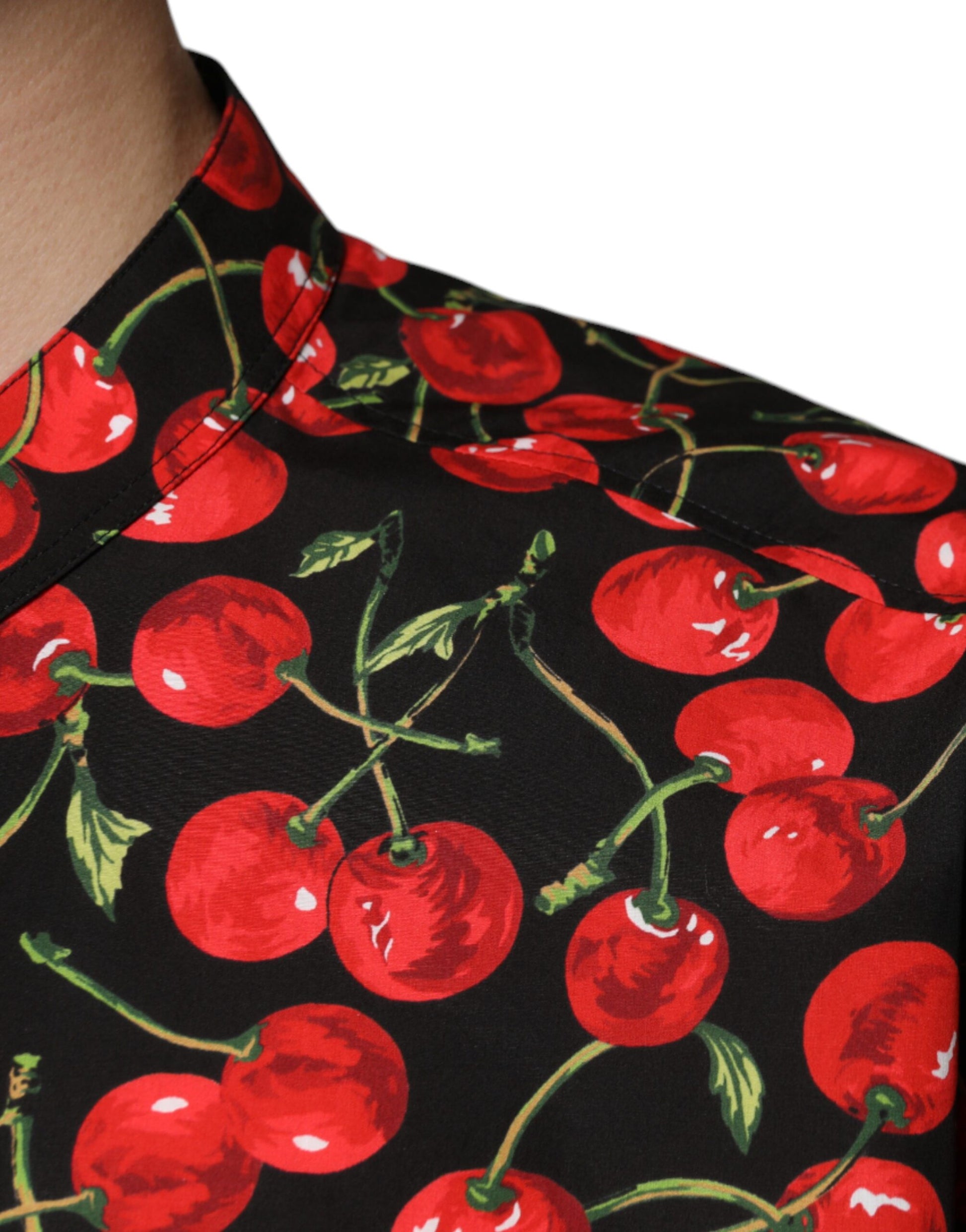 Black Cherry Freizeithemd aus Baumwolle mit Knopfleiste