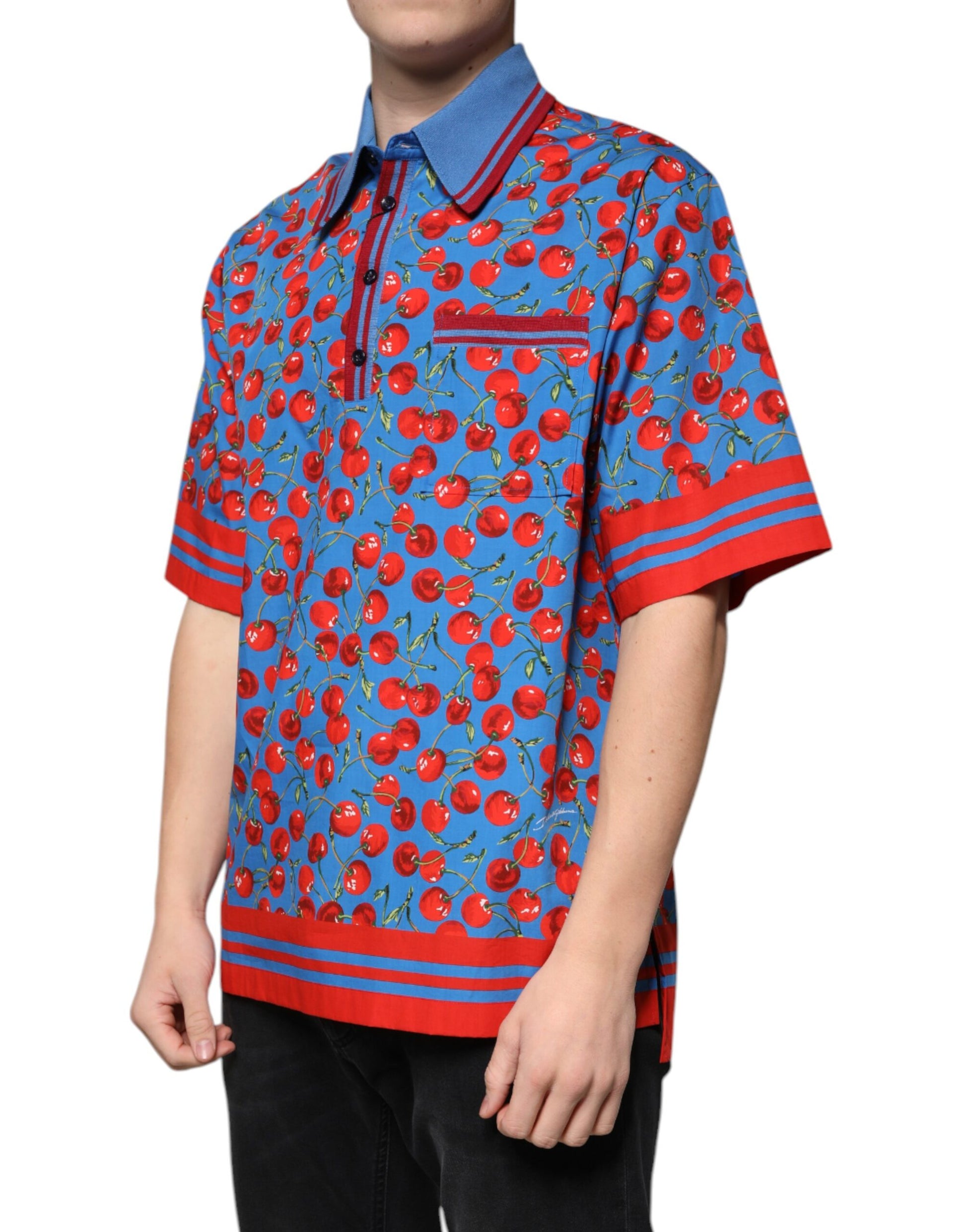 Blue Cherry Herren Poloshirt aus Baumwolle mit Kragen