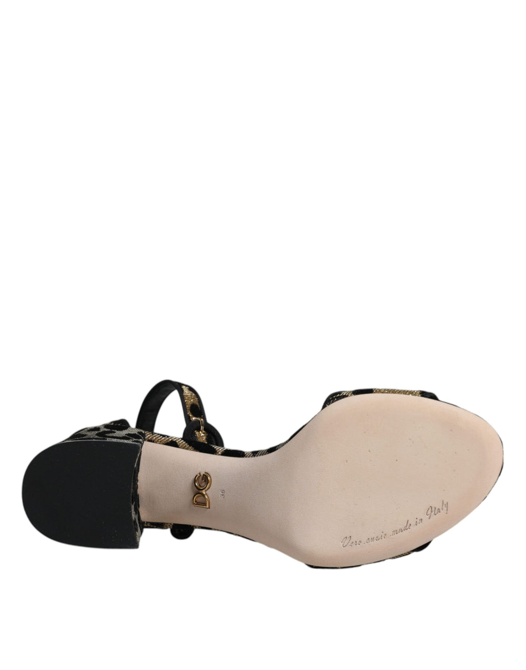 Gold Leopard Lurex Knöchelriemen Heels Sandalen Schuhe