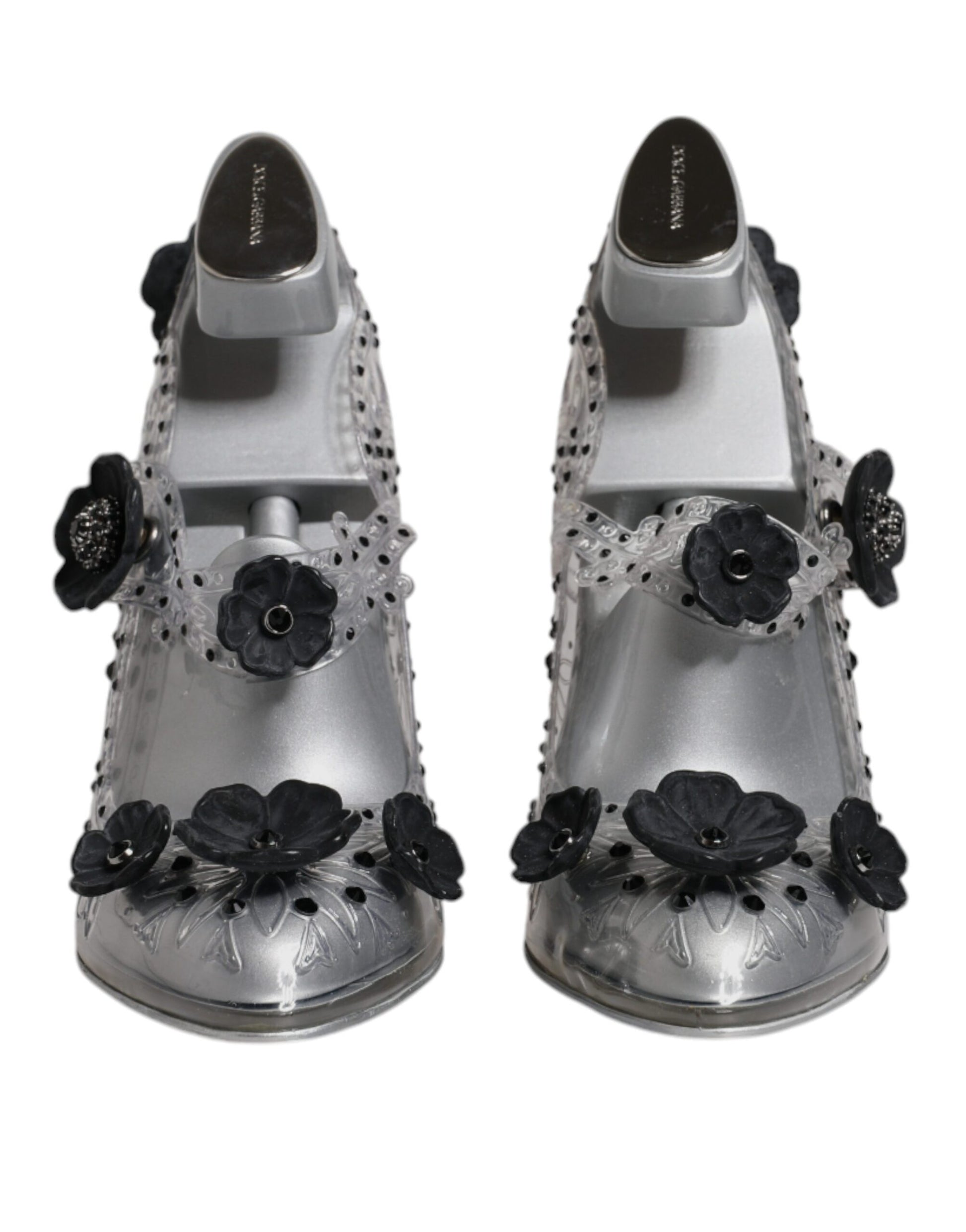 Klare Blumenkristall CINDERELLA Heels Schuhe