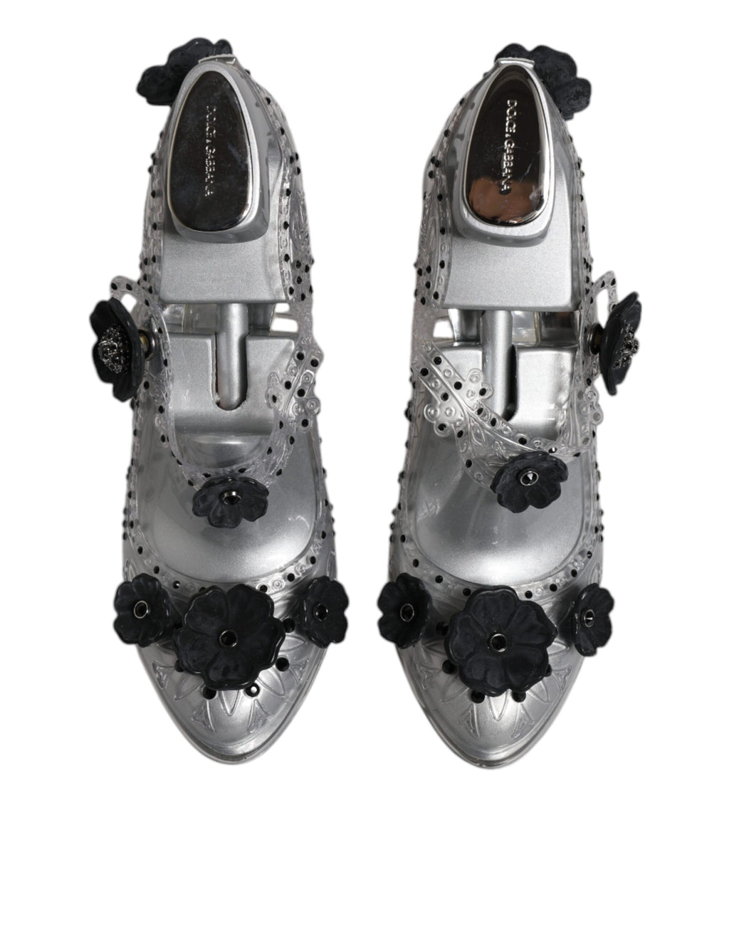 Klare Blumenkristall CINDERELLA Heels Schuhe