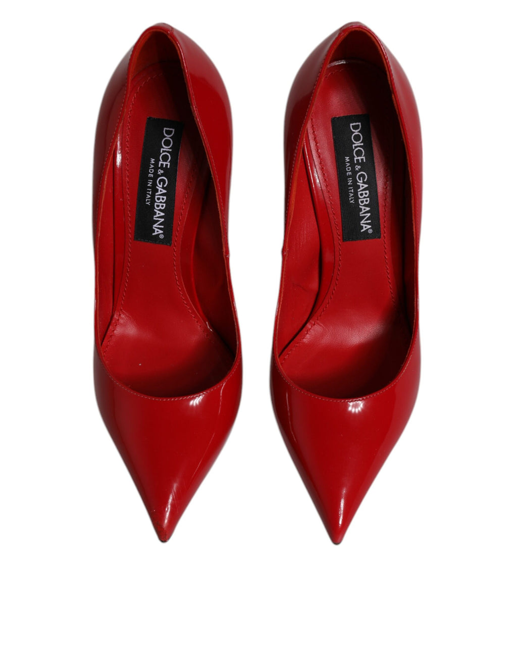 Rote Lackleder Stiletto Heels Pumps Schuhe