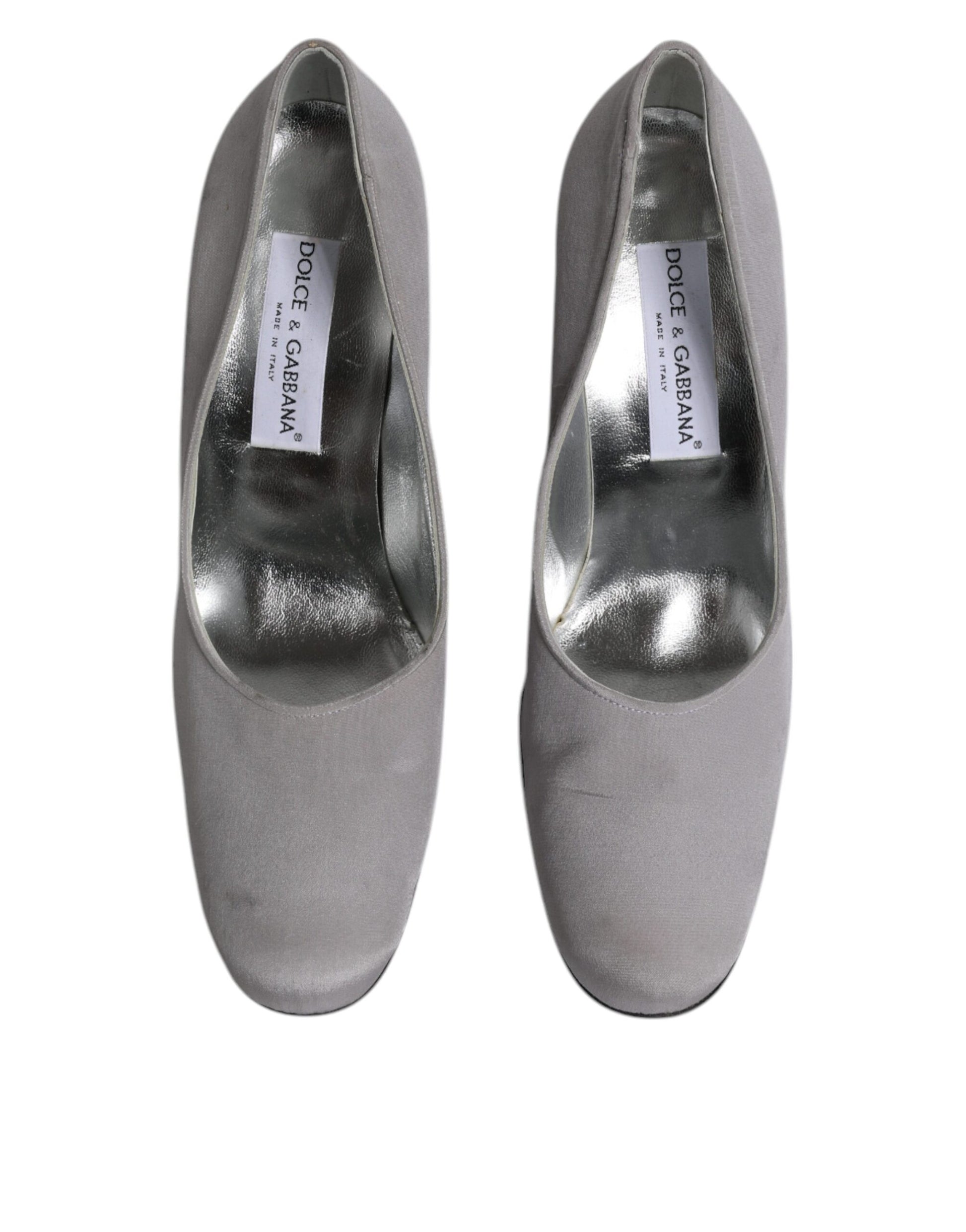 Graue Wildleder Pumps mit hohem Absatz
