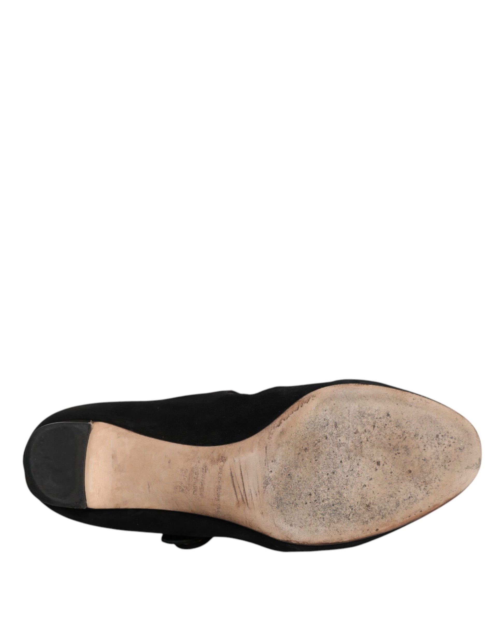 Schwarze Wildleder KEIRA Heels Pumps Schuhe