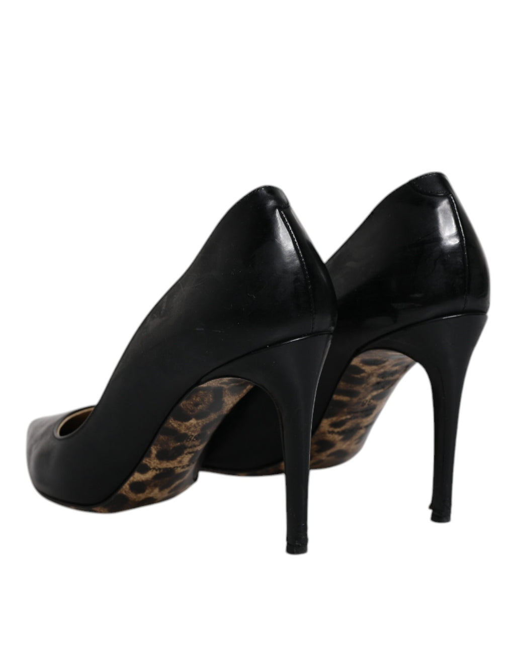 Schwarze Pumps aus Kalbsleder mit Stilettoabsatz
