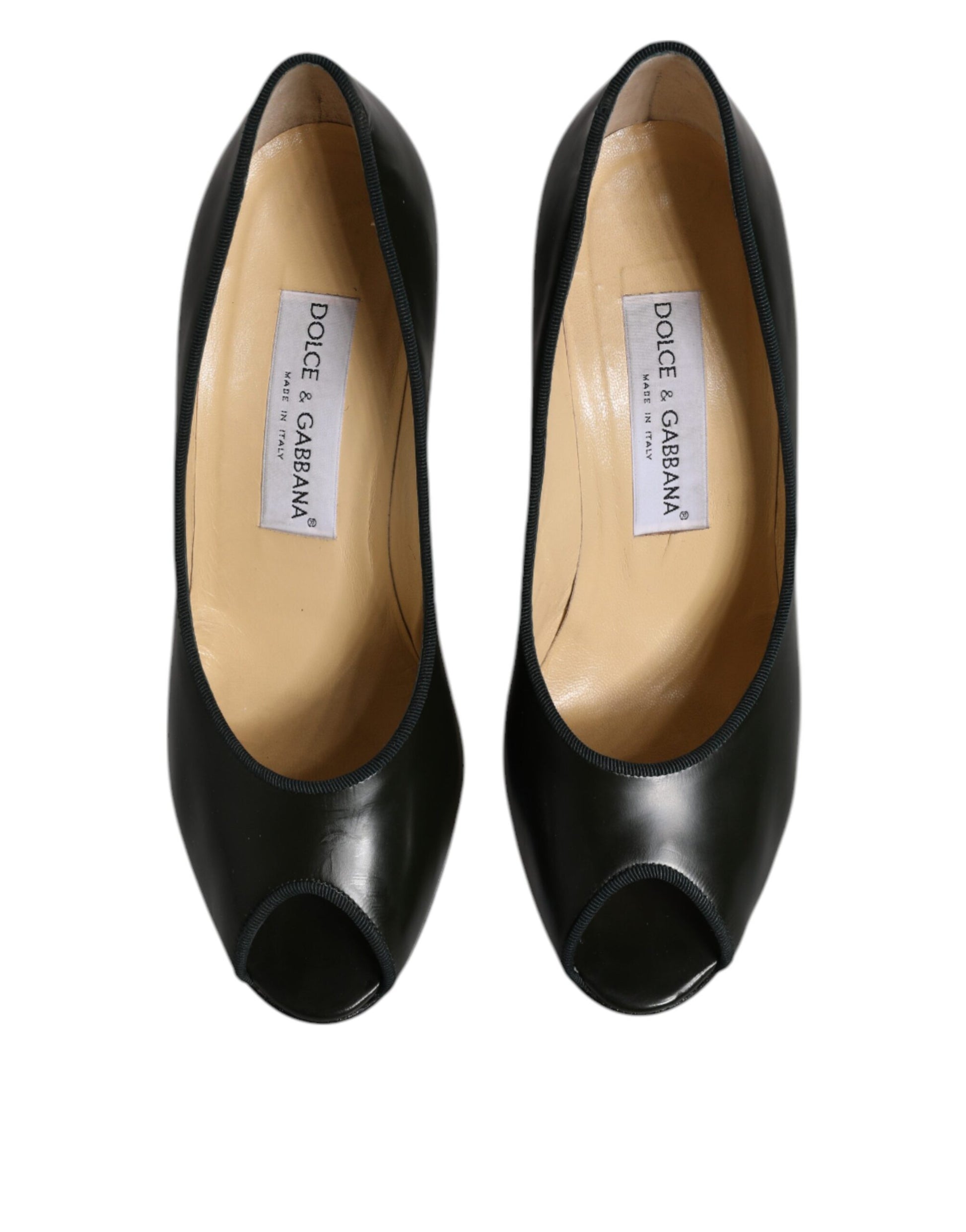 Grüne Leder Peep Toe Heels Pumps Schuhe