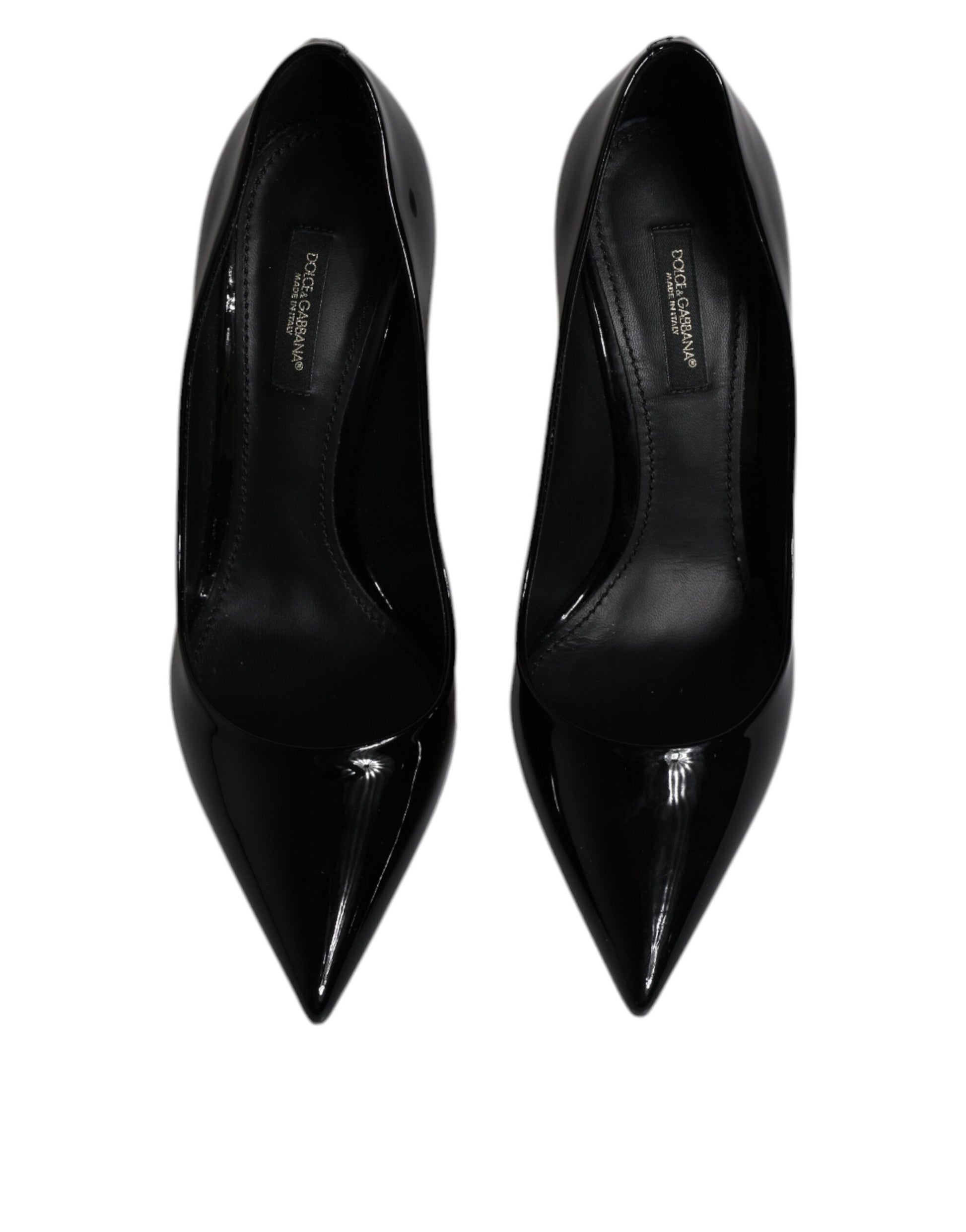 Schwarze Lackleder High Heels Pumps Schuhe