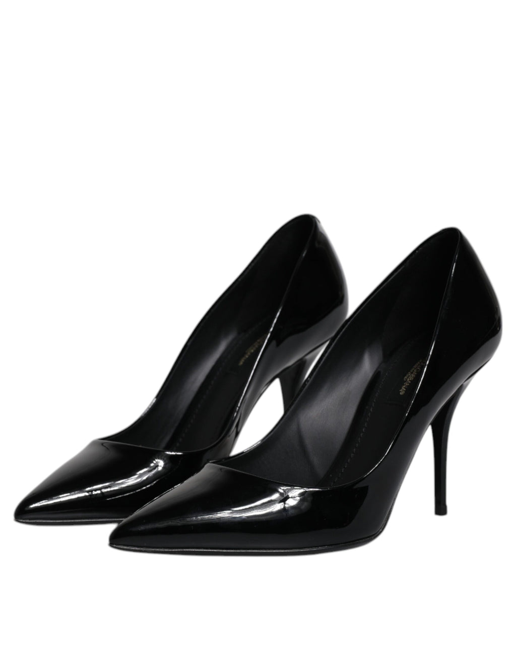 Schwarze Lackleder High Heels Pumps Schuhe