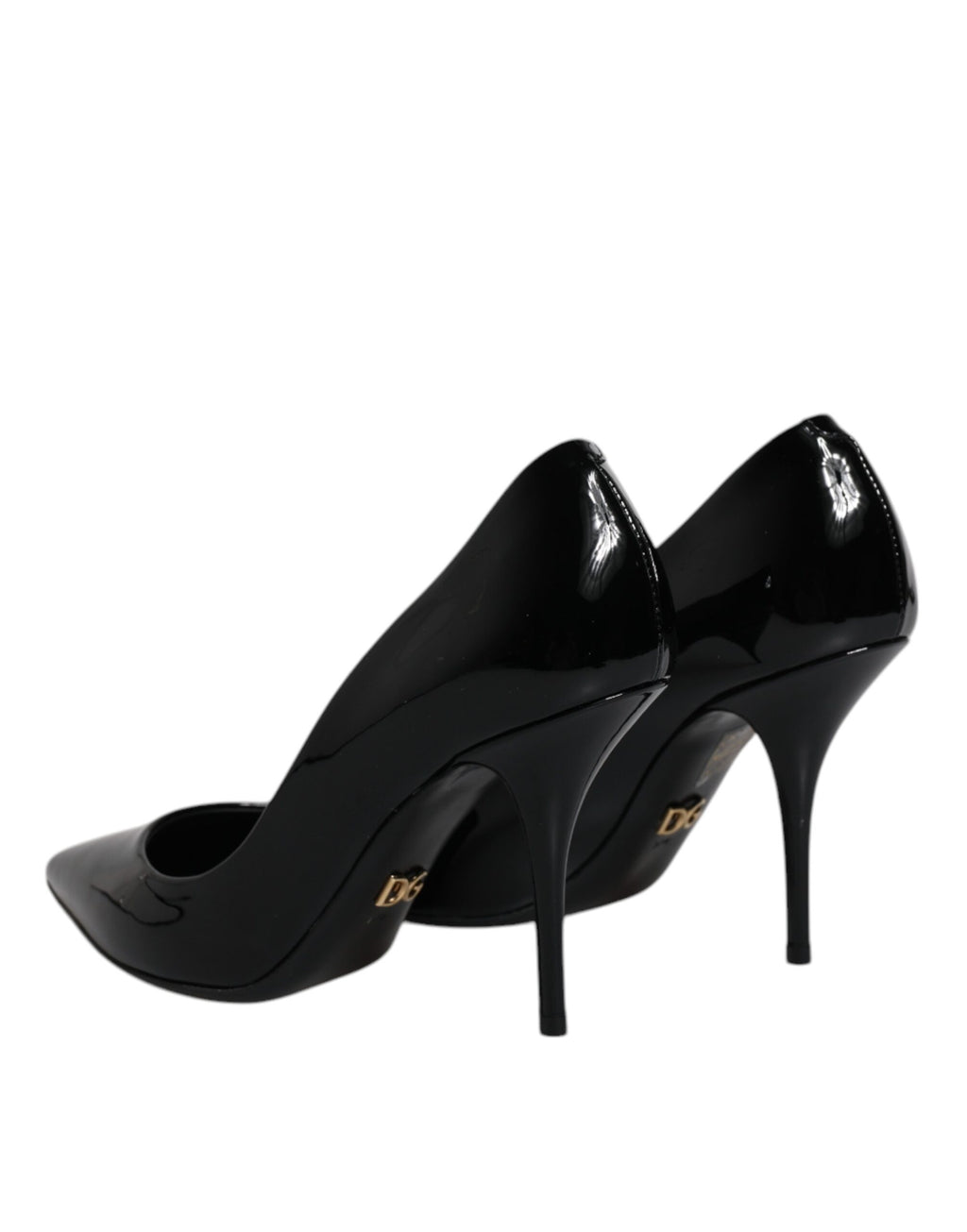 Schwarze Lackleder High Heels Pumps Schuhe