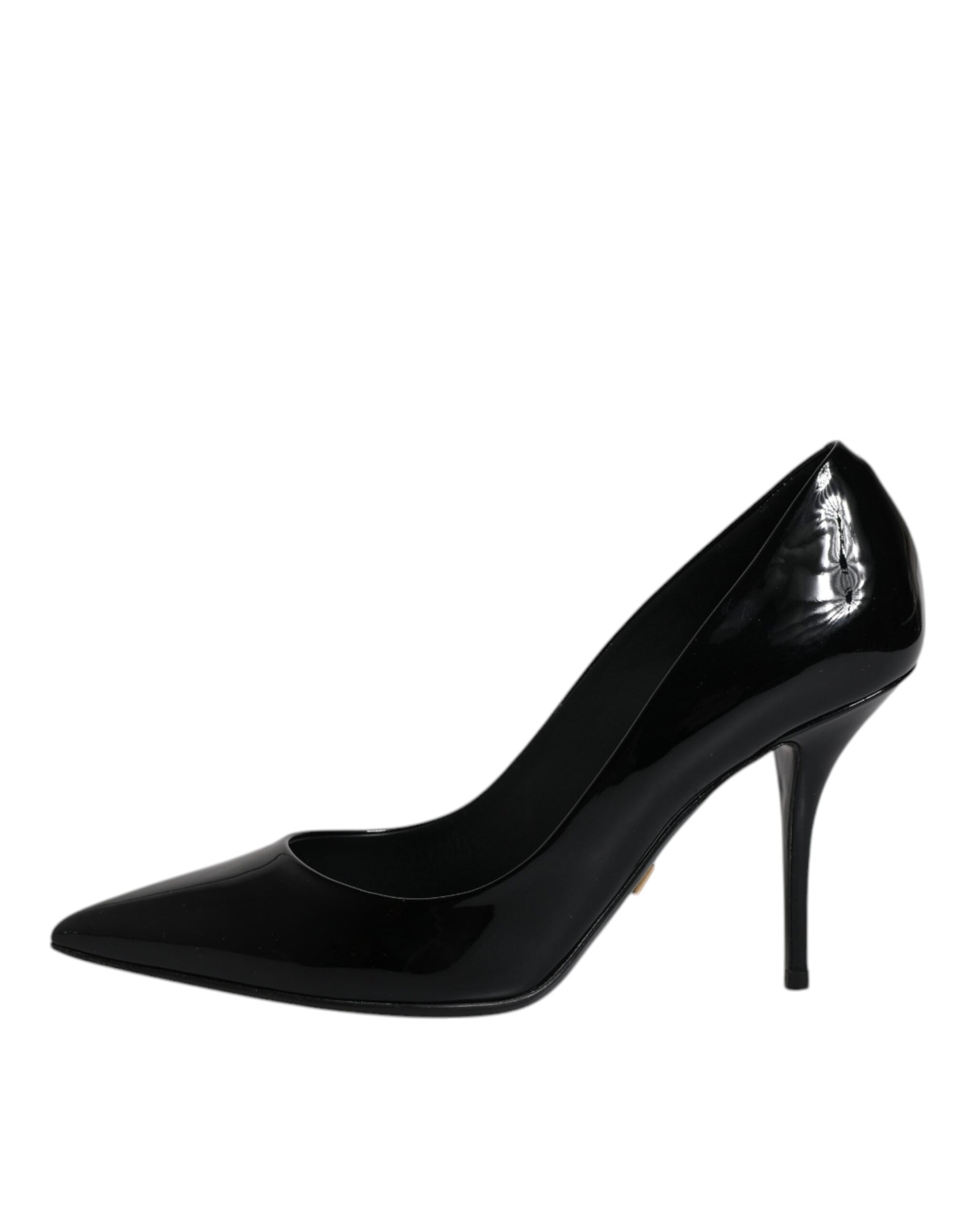 Schwarze Lackleder High Heels Pumps Schuhe