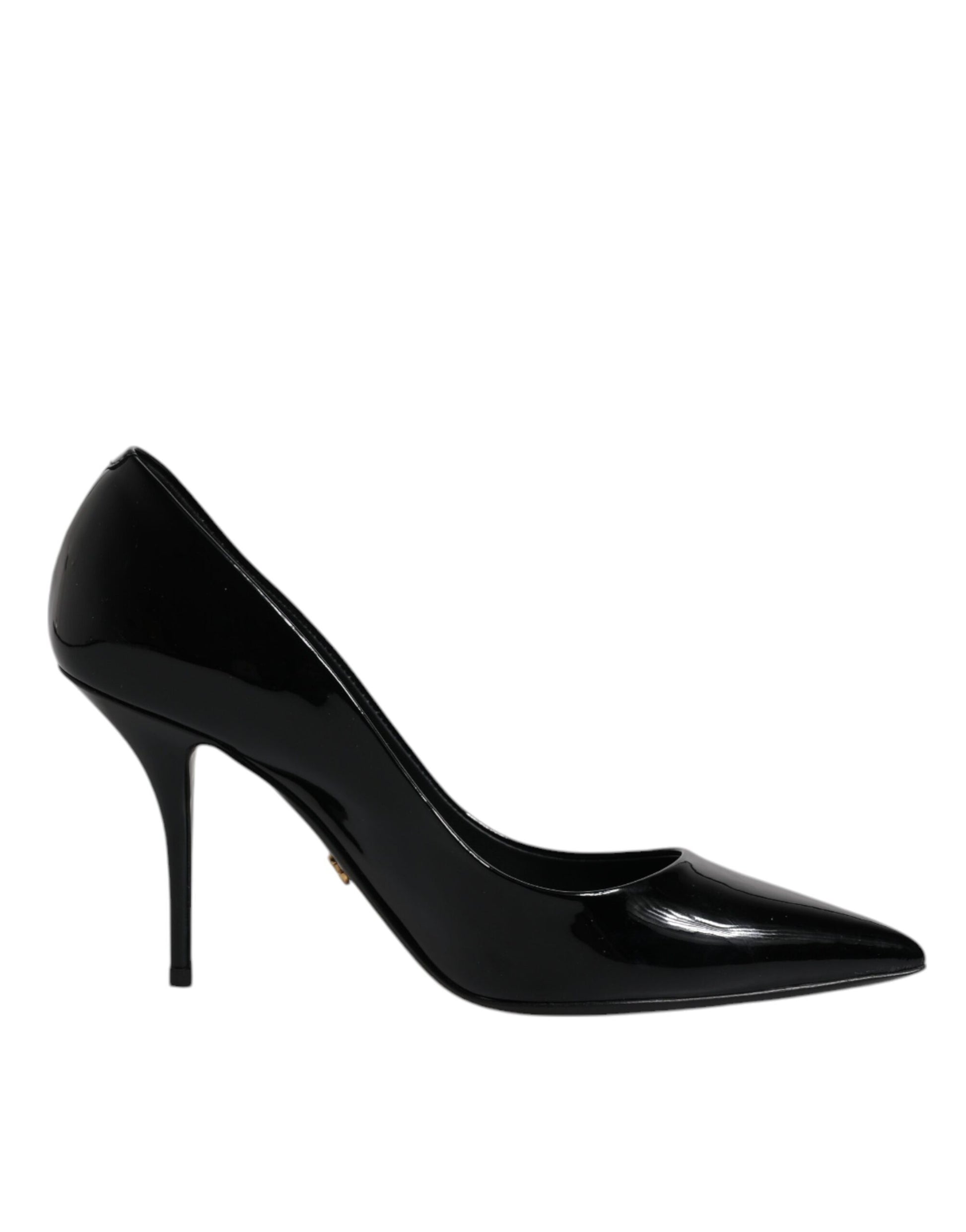 Schwarze Lackleder High Heels Pumps Schuhe